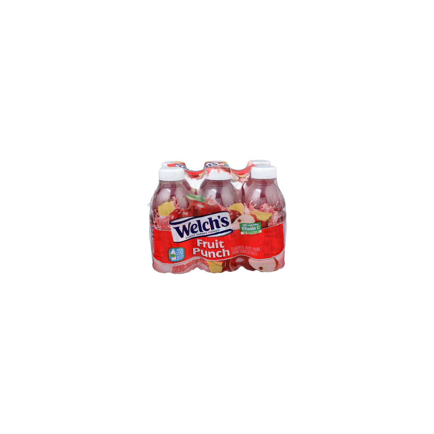 WELCH's Fruit Punch From Concentrate Flavored Juice Drink - 10 Fluid Ounce - 6 Count Image 1 of 4