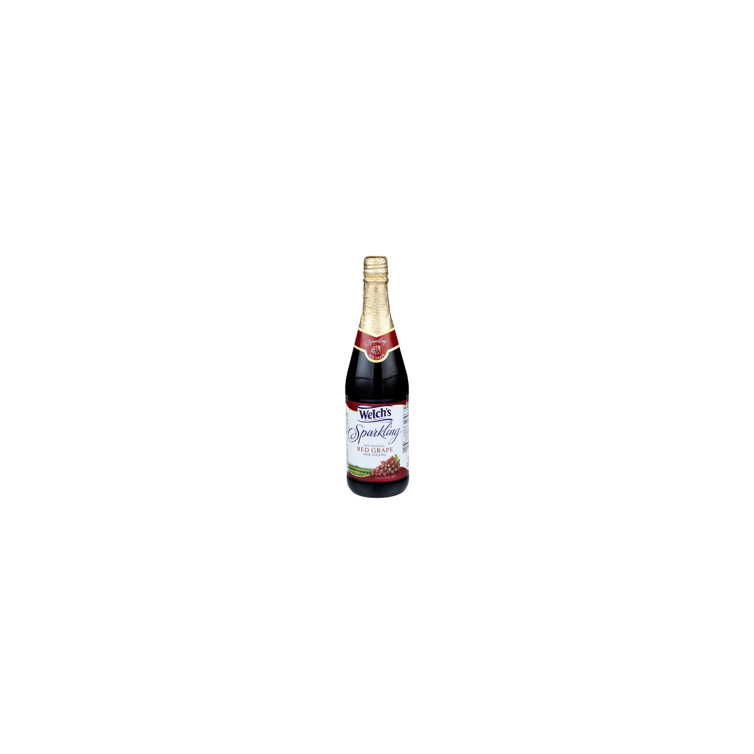 Welch's Sparkling Red Grape Non-Alcoholic Juice Cocktail - 25.4 Fluid Ounce Image 1 of 4