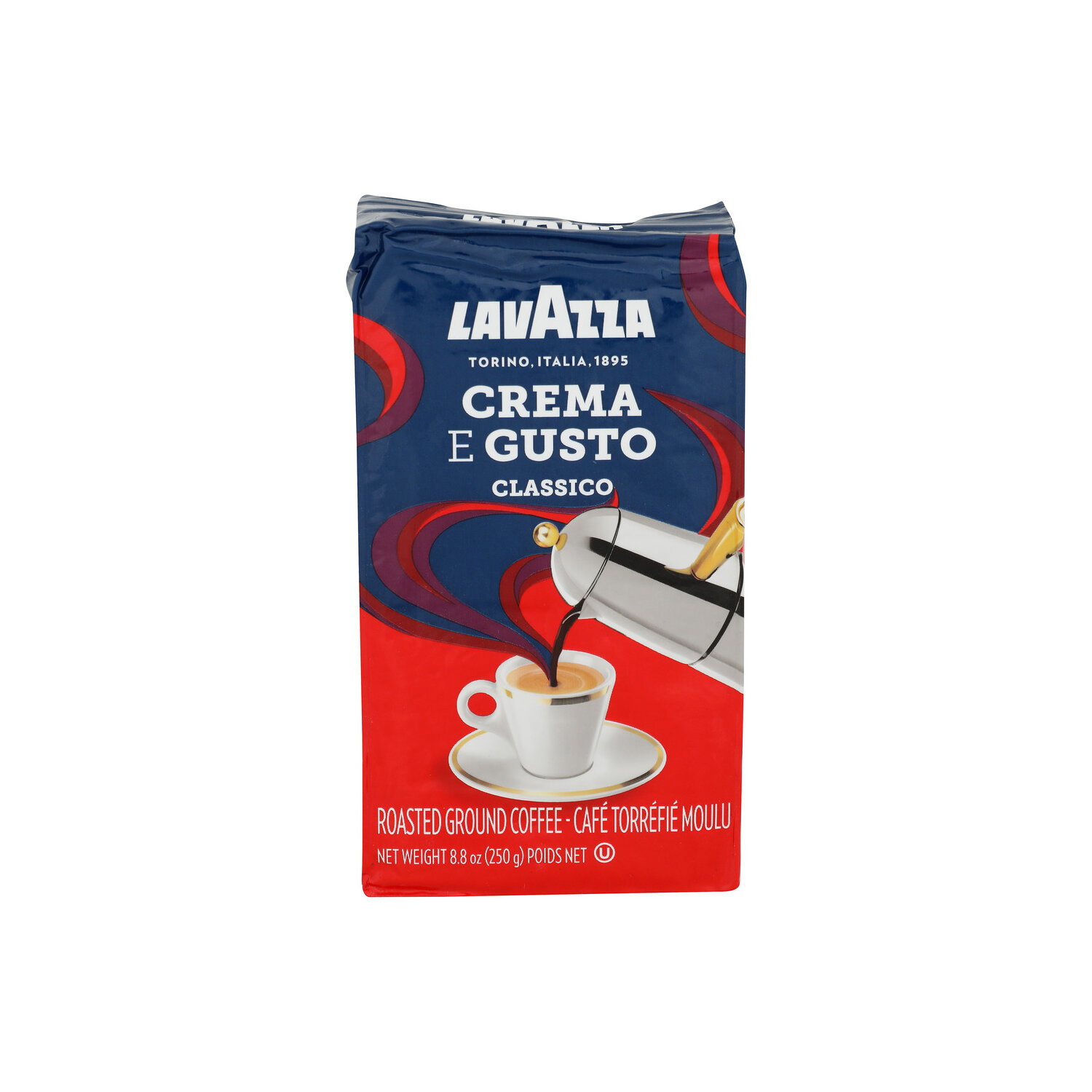 Lavazza Classico Roasted Ground Coffee Crema E Gusto - 8.8 Ounce Image 1 of 2