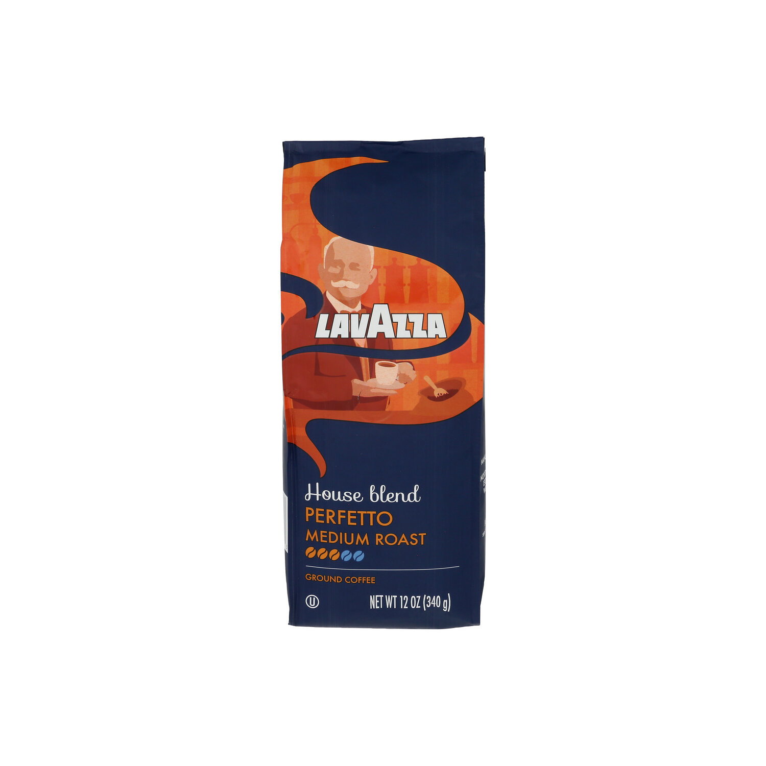 Lavazza Dark Roast Ground Coffee Perfetto - 12 Ounce Image 1 of 2