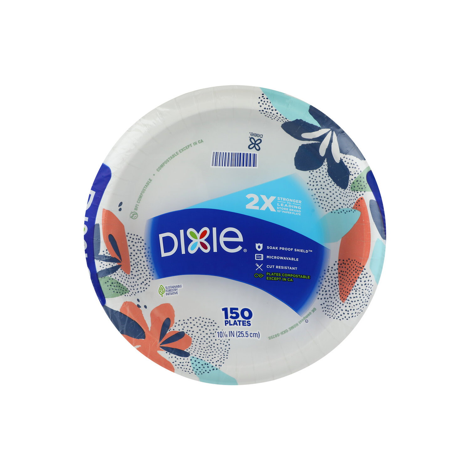 Dixie Everyday Paper Plates - 150 Count Image 1 of 2