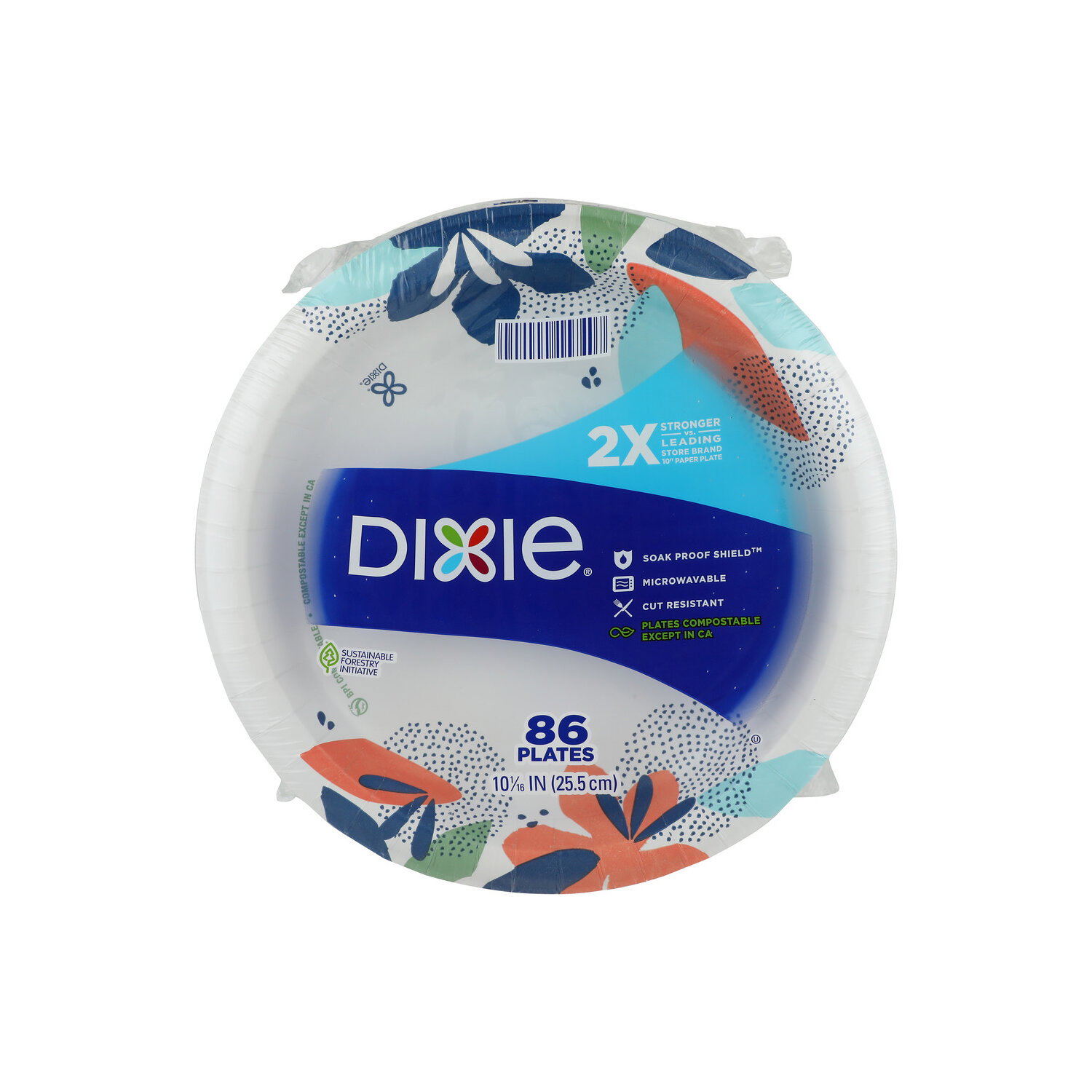 Dixie Everyday Paper Plates - 86 Count Image 1 of 2
