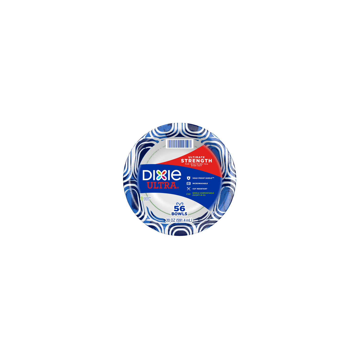 Dixie Bowls Ultra® Compostable Bowls - 56 Count