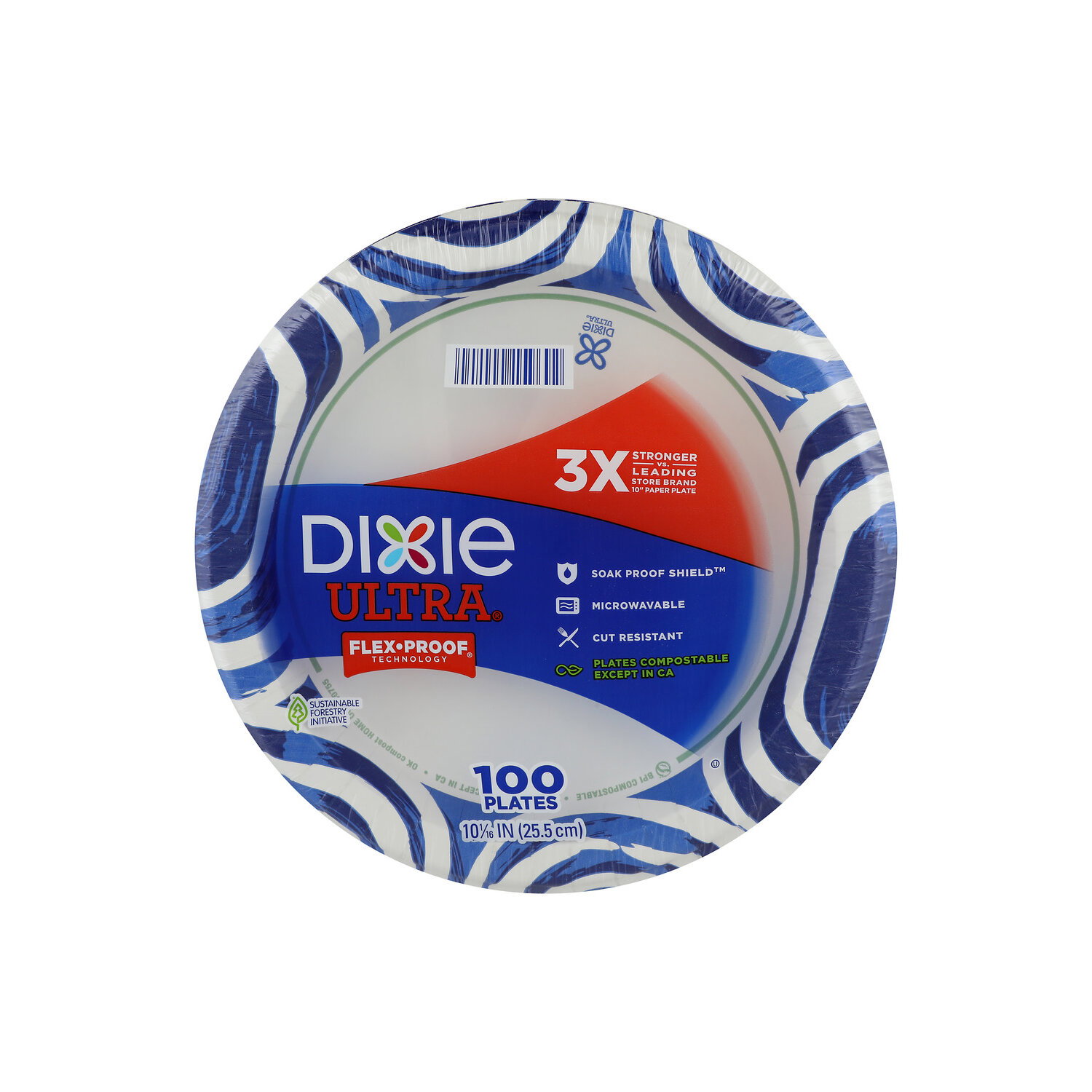 Dixie Ultra Paper Plates - 100 Count Image 1 of 2