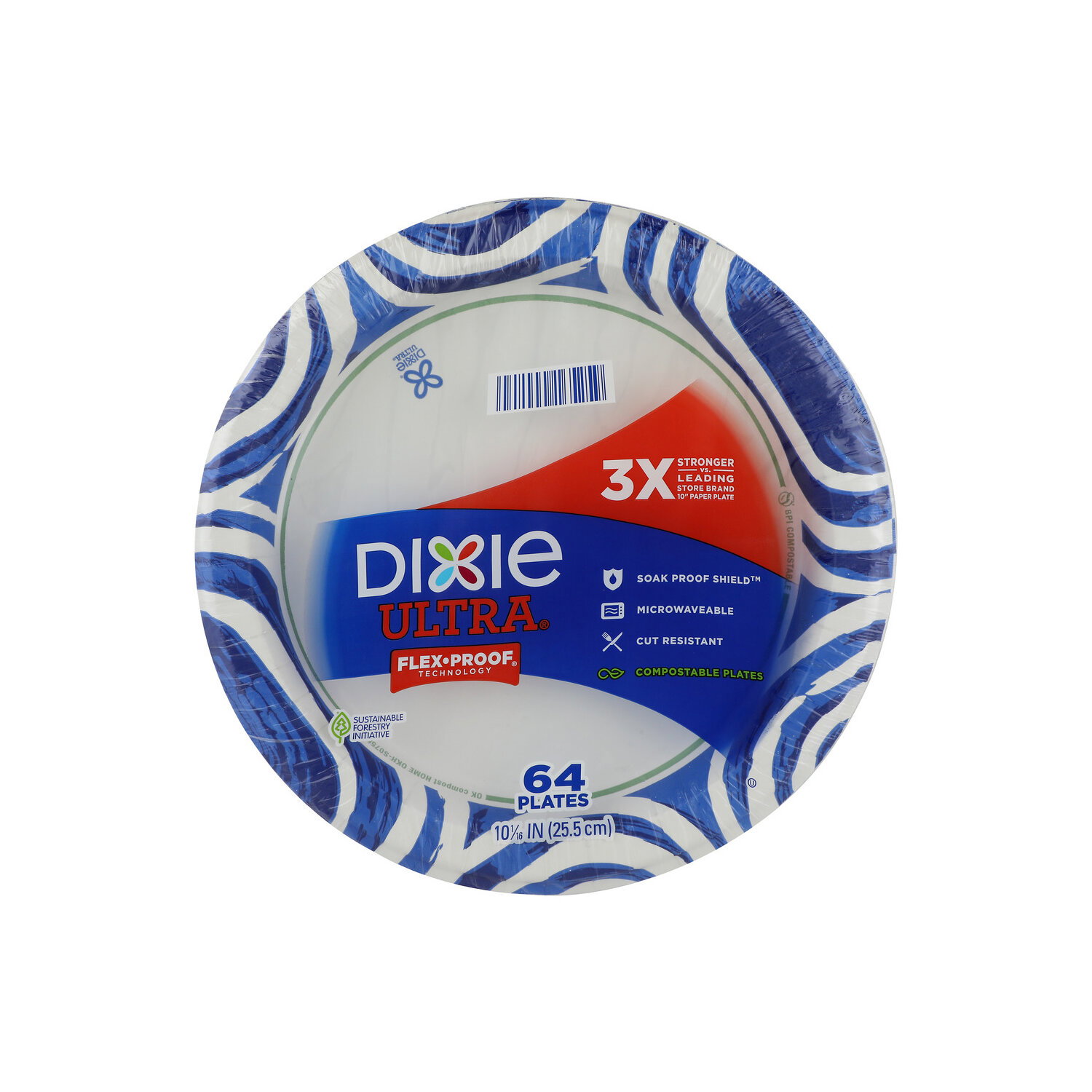Dixie Ultra Paper Plates - 64 Count Image 1 of 2