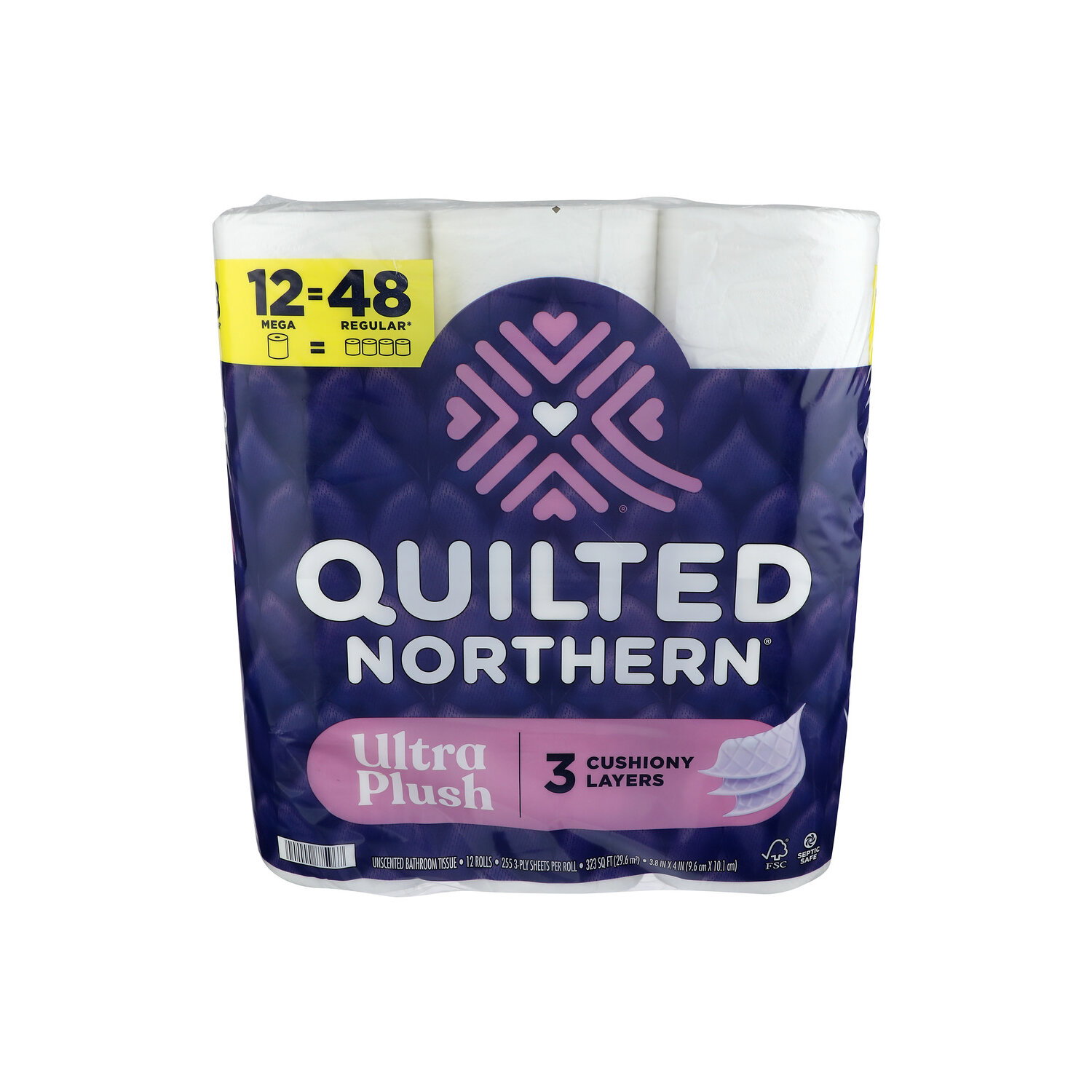 Quilted Northern Ultra Plush Toilet Paper - 26.917 Square foot - 12 Count Image 1 of 2