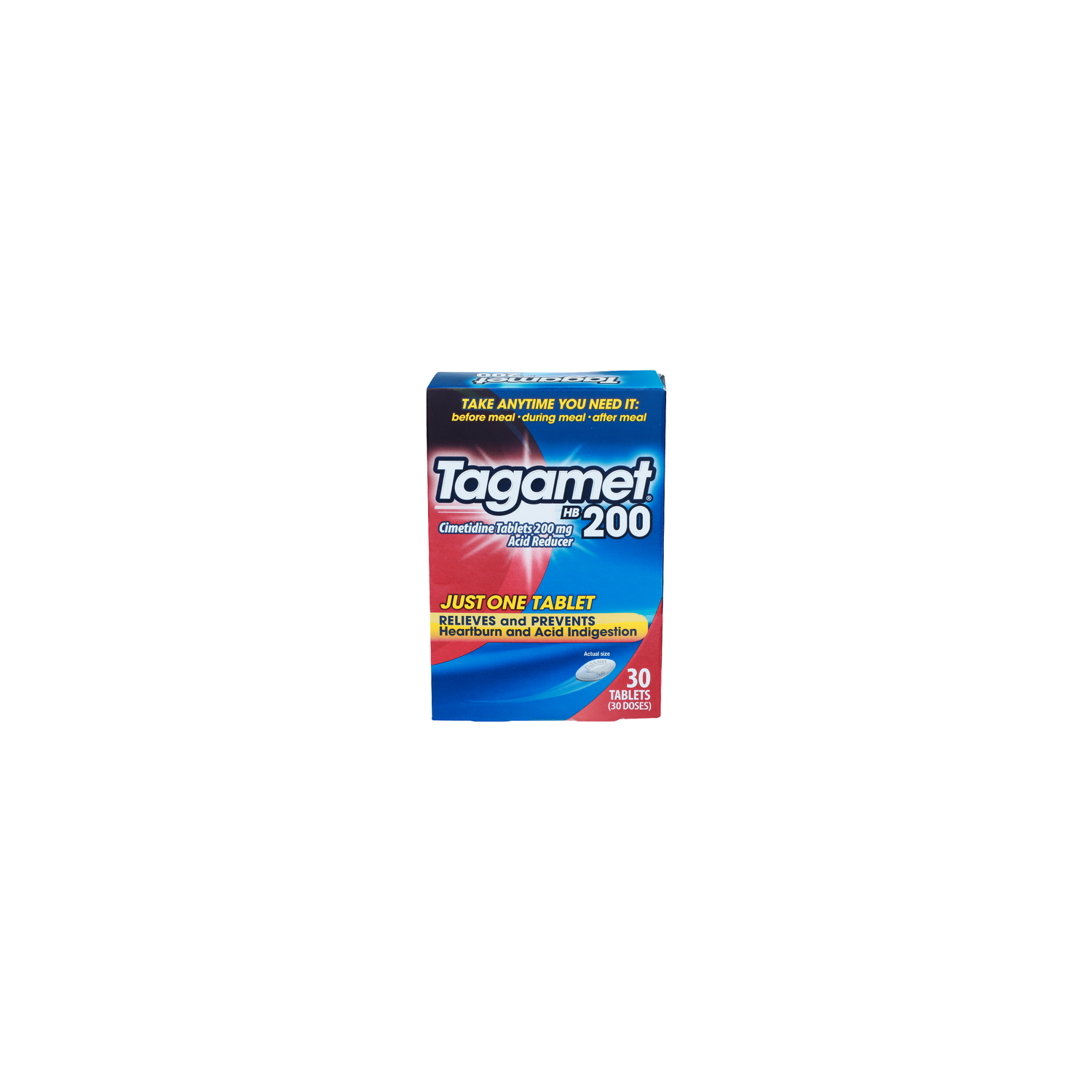 Tagamet Hb 200 Acid Reducer Cimetidine Tablets - 30 Count Image 1 of 2