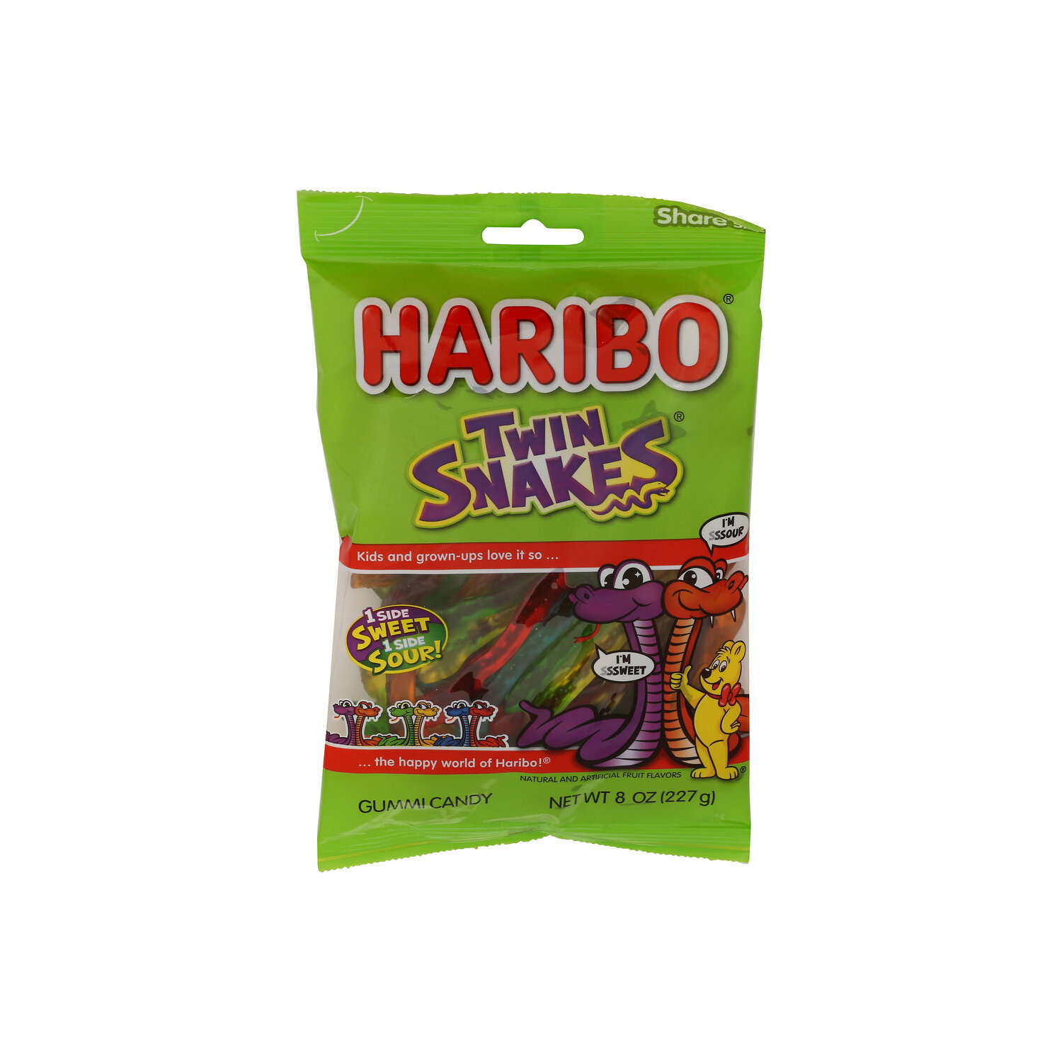 Haribo Twin Snakes Pb 10X1 Fsc - 8 Ounce Image 1 of 4