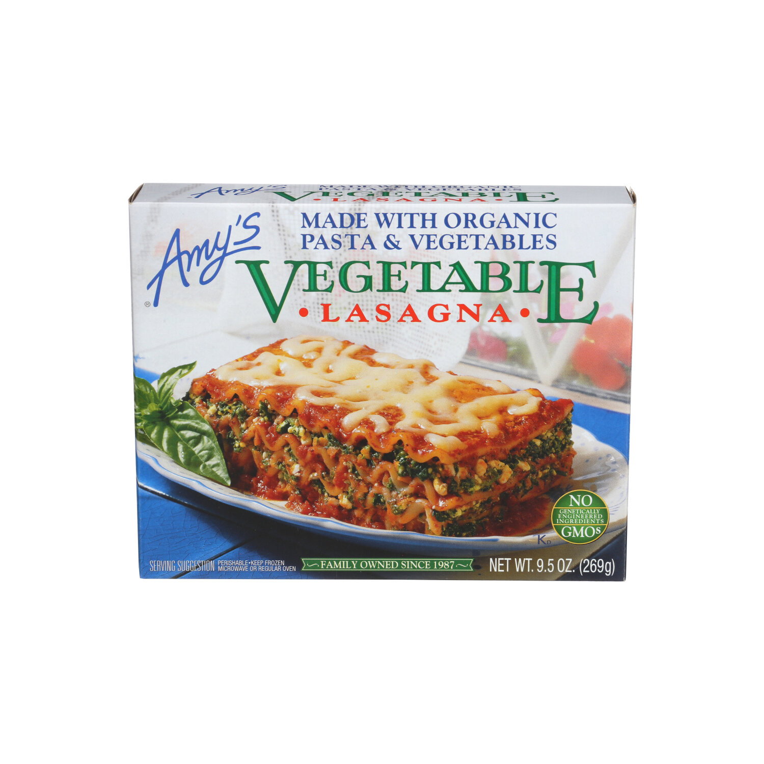AMY's Lasagna Vegetable - 9.5 Ounce Image 1 of 2