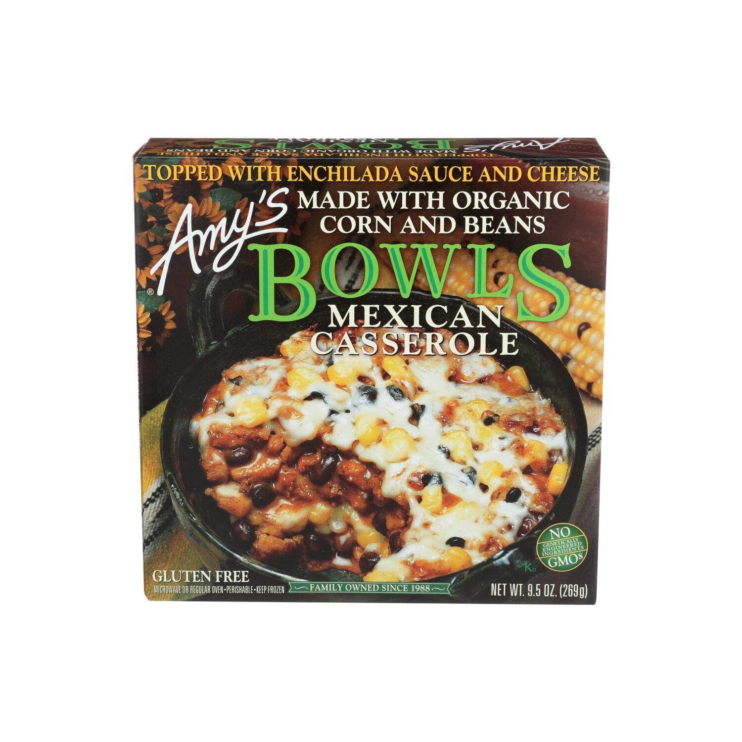 AMY's Frozen Bowl Mexican Casserole - 9.5 Ounce Image 1 of 2