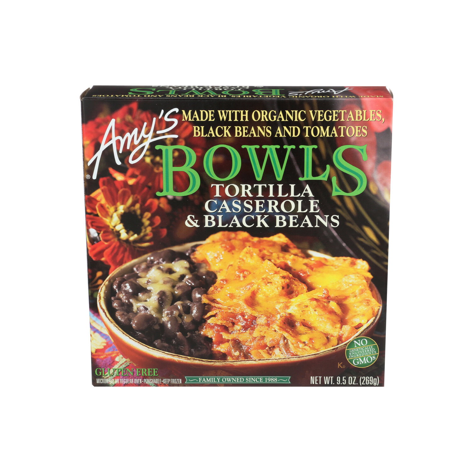 AMY's Bowls Tortilla Casserole & Black Beans - 9.5 Ounce Image 1 of 2