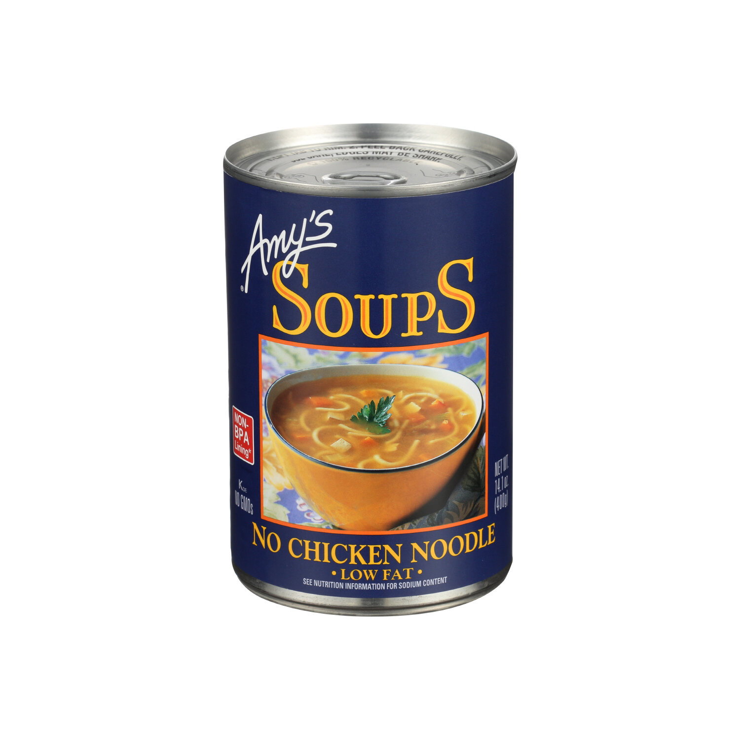 AMY's Soup No Chicken Noodle - 14.1 Ounce Image 1 of 2