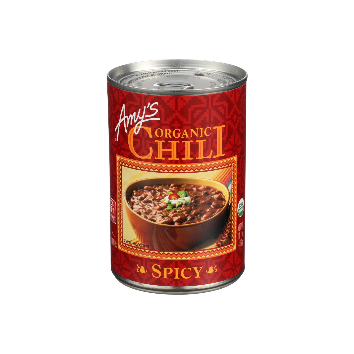 AMY's Spicy Chili - 14.7 Ounce Image 1 of 2