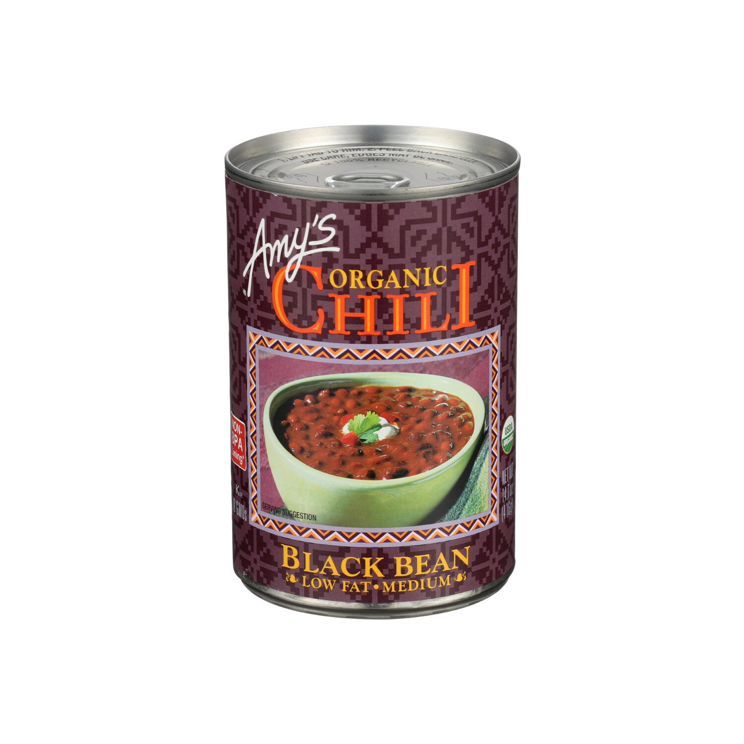 AMY's Chili Black Bean - 14.7 Ounce Image 1 of 2