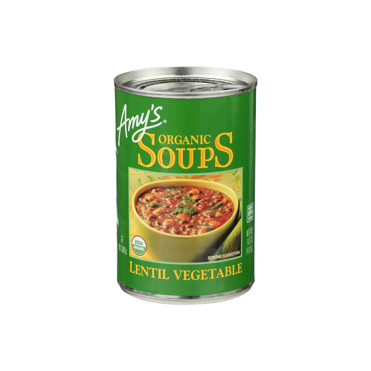 AMY's Lentil Vegetable Organic Soups - 14.5 Ounce Image 1 of 4