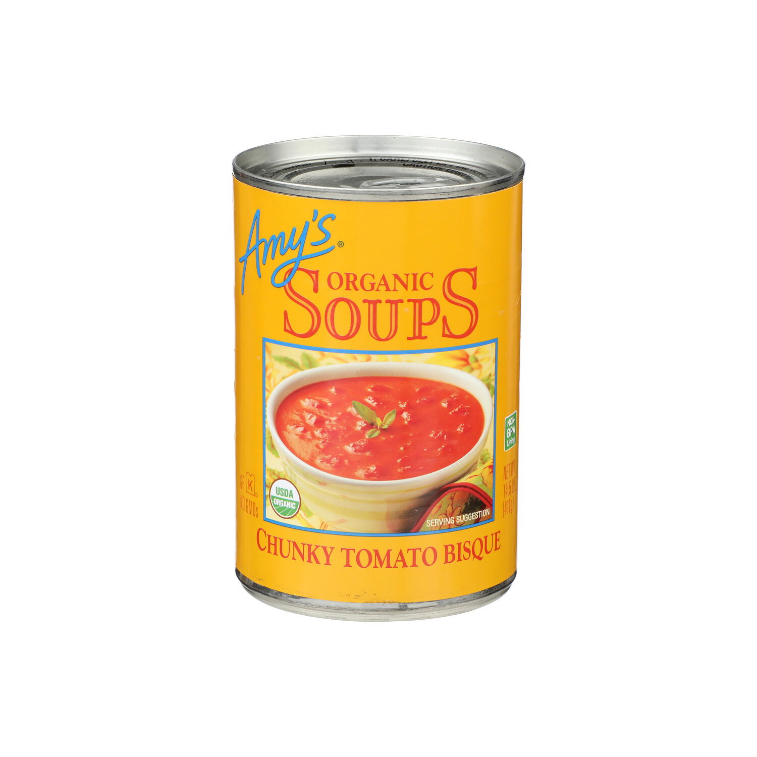 AMY's Chunky Tomato Bisque Organic Soups - 14.5 Ounce Image 1 of 4
