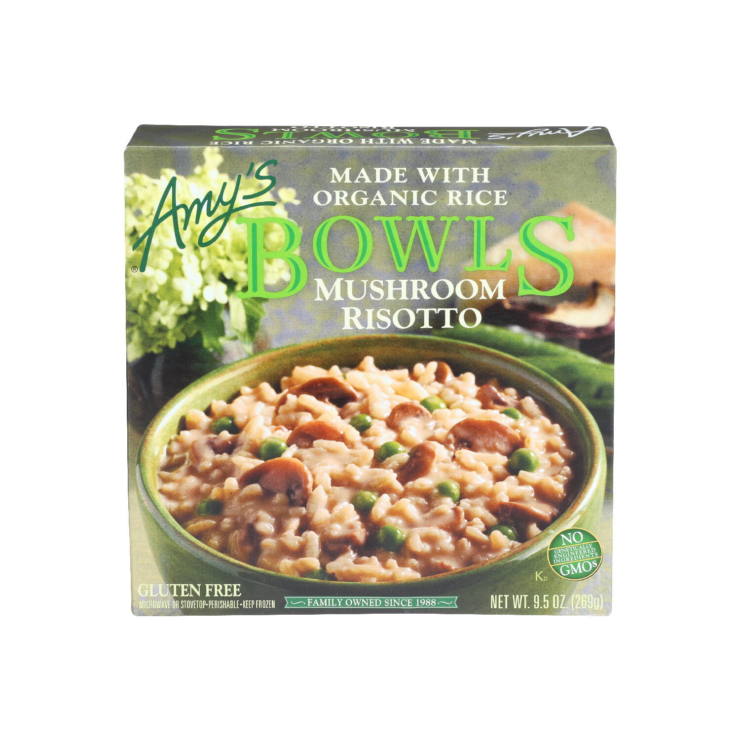 AMY's Frozen Bowl Mushroom Risotto - 9.5 Ounce Image 1 of 2