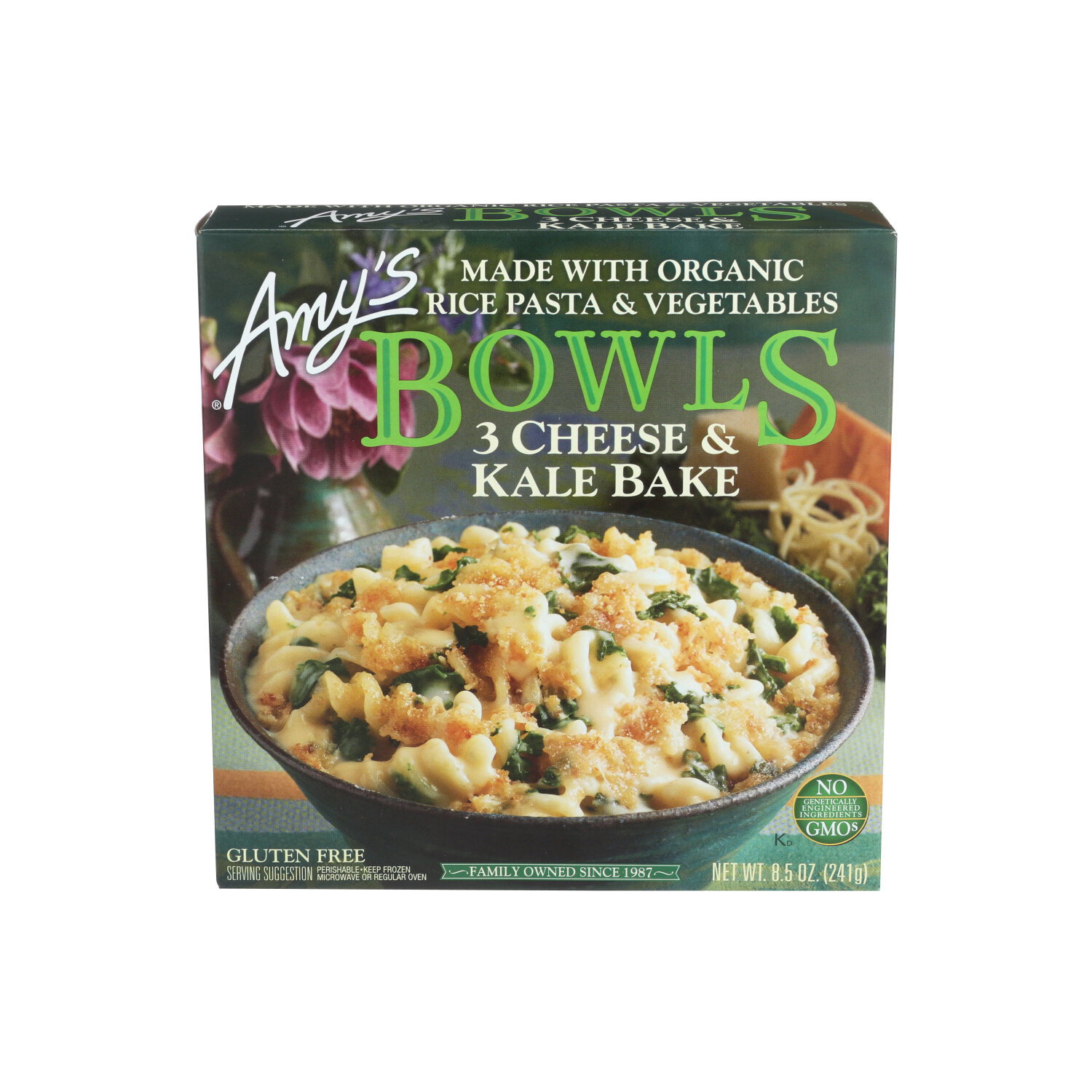 AMY's Frozen Bowl 3 Cheese Kale Bake - 8.5 Ounce Image 1 of 2
