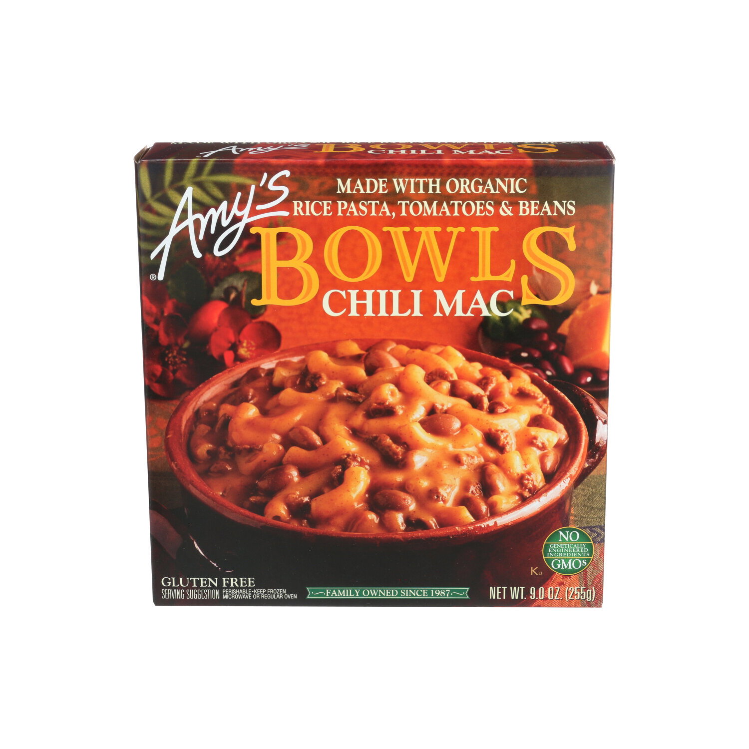 AMY's Frozen Bowl Chili Mac - 9 Ounce Image 1 of 2