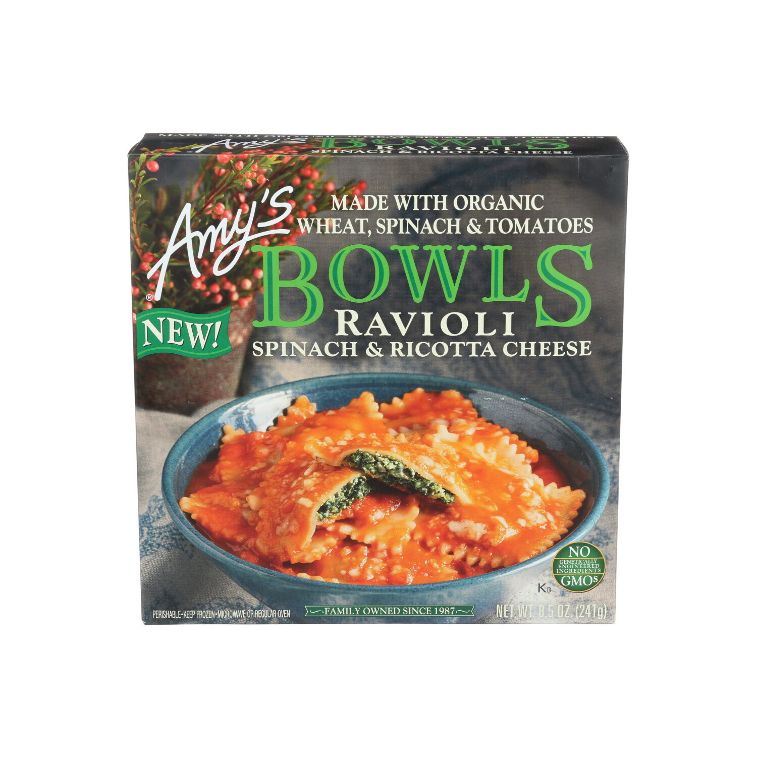 AMY's Frozen Bowl Ravioli - 8.5 Ounce - 1 Count Image 1 of 2