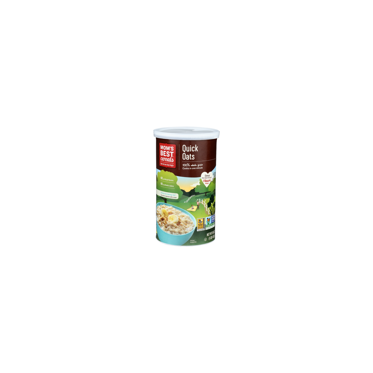 MOM's Best Cereals Quick Oats - 16 Ounce Image 1 of 4
