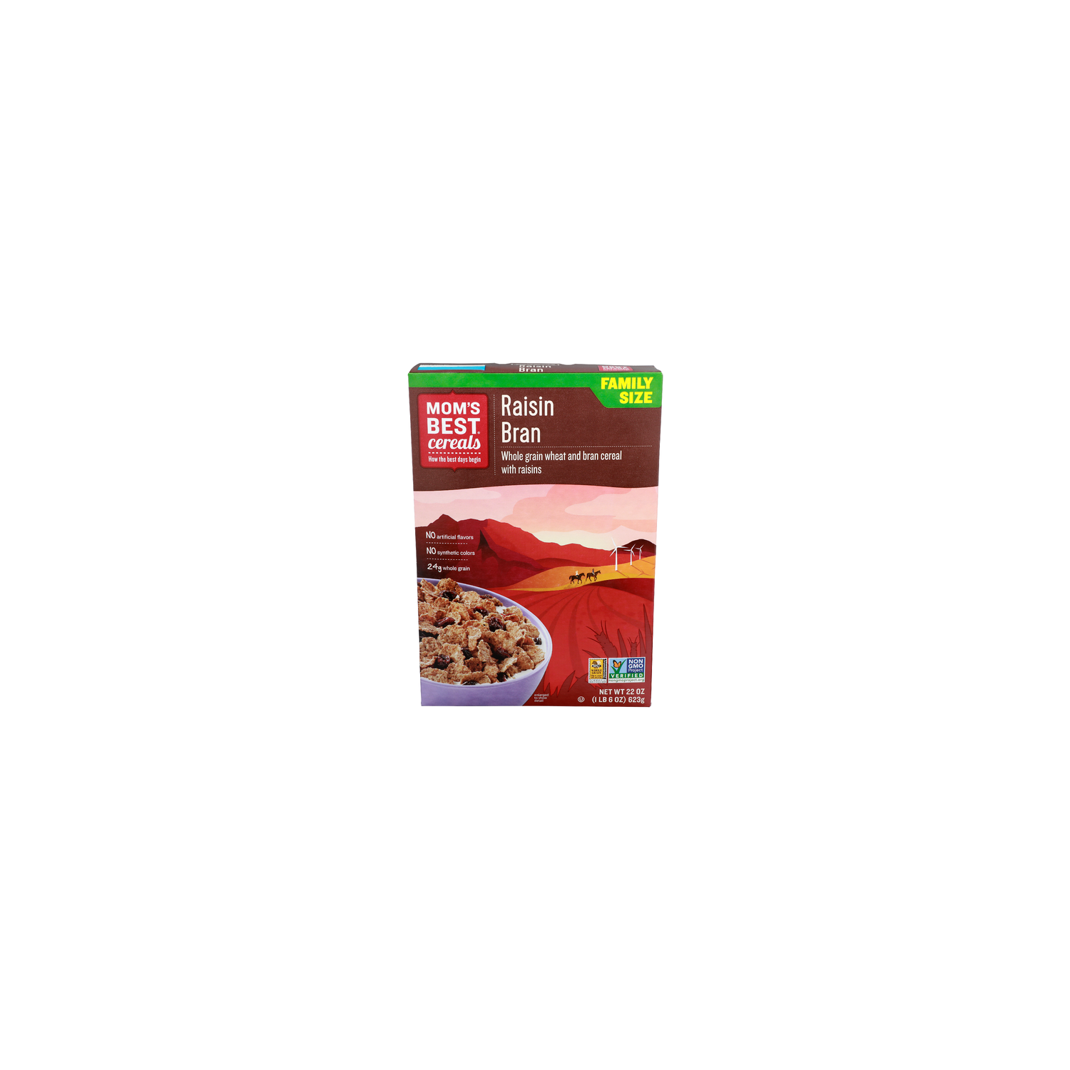 MOM's Best Cereals Raisin Bran - 22 Ounce Image 1 of 4