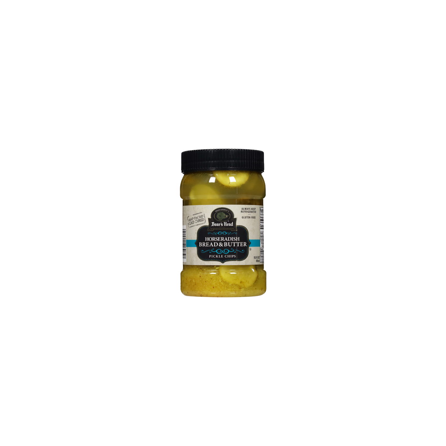 Boar's Head Horseradish Bread & Butter Pickle Chips - 15.5 Fluid Ounce Image 1 of 4