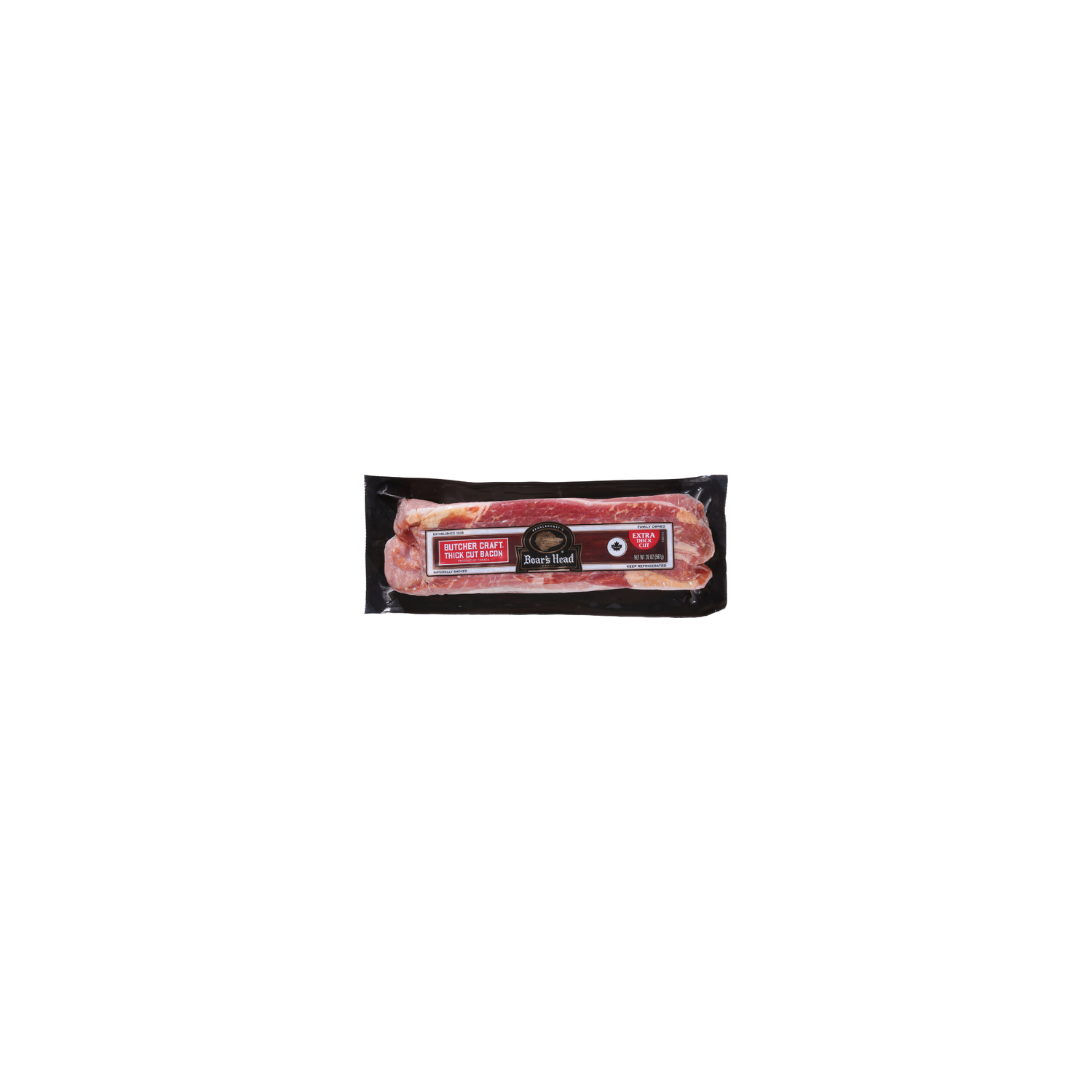 Boar's Head Butcher Craft Extra Thick Cut Bacon - 20 Ounce Image 1 of 4