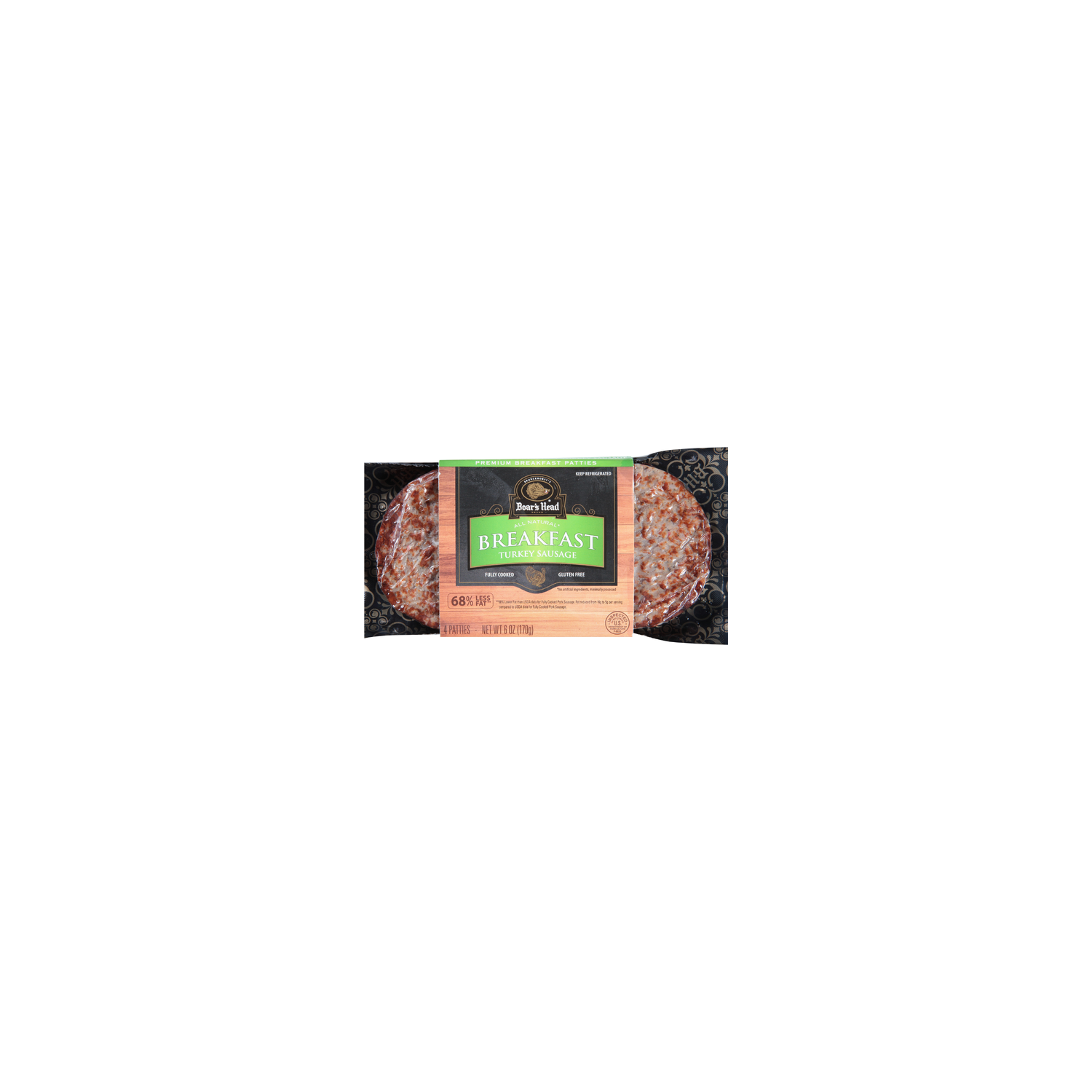 Boar's Head Turkey Sausage Patties - 6 Ounce Image 1 of 4