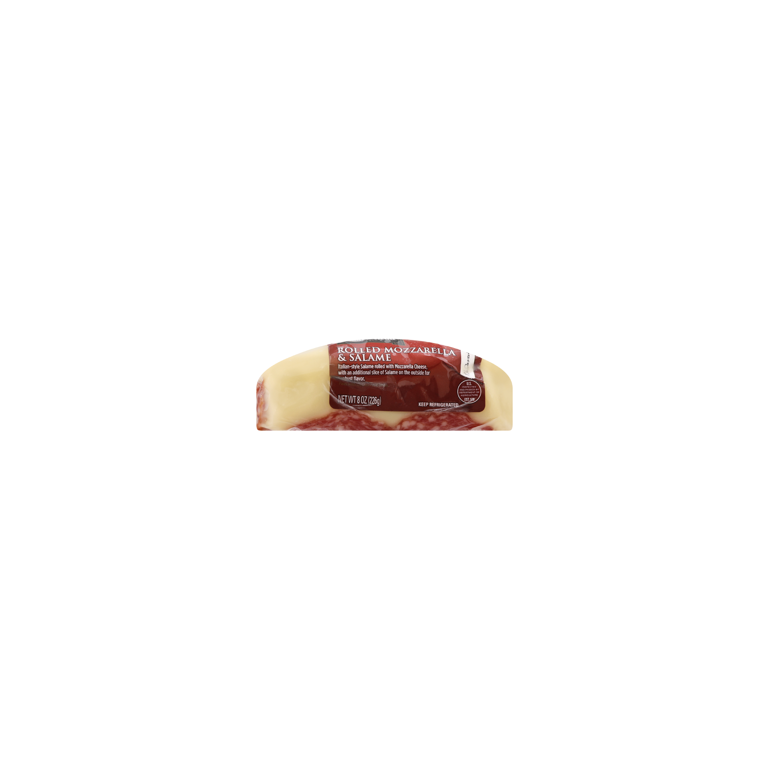 Boar's Head Rolled Mozzarella Cheese & Salame - 8 Ounce Image 1 of 4
