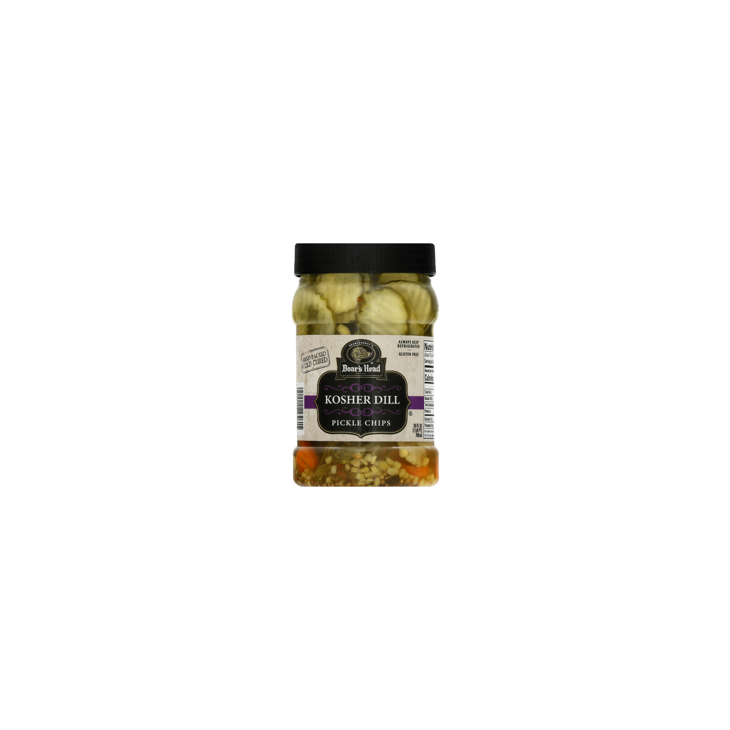 Boar's Head Kosher Dill Pickle Chips - 26 Fluid Ounce Image 1 of 4
