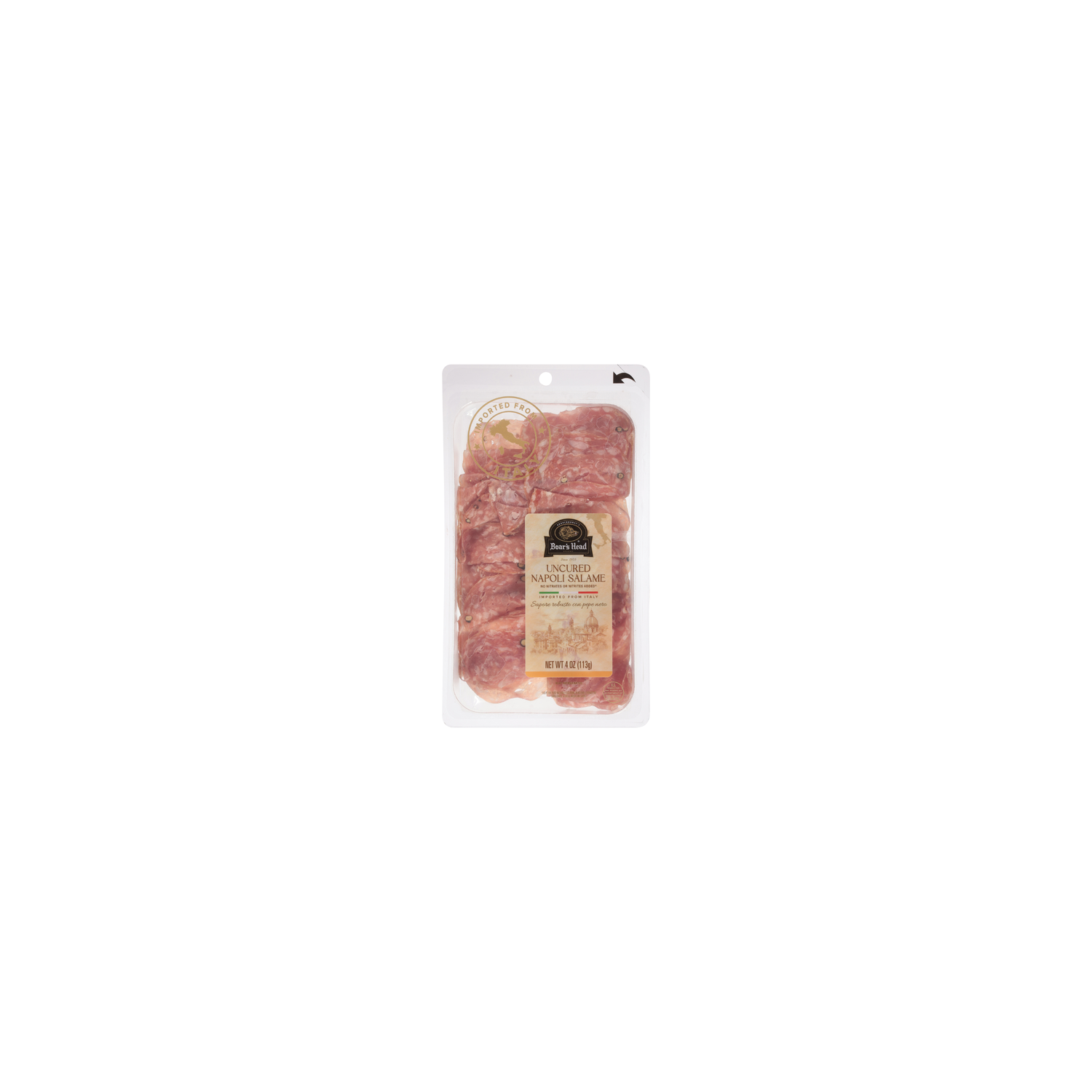 Boar's Head Uncured Napoli Salame - 4 Ounce Image 1 of 4