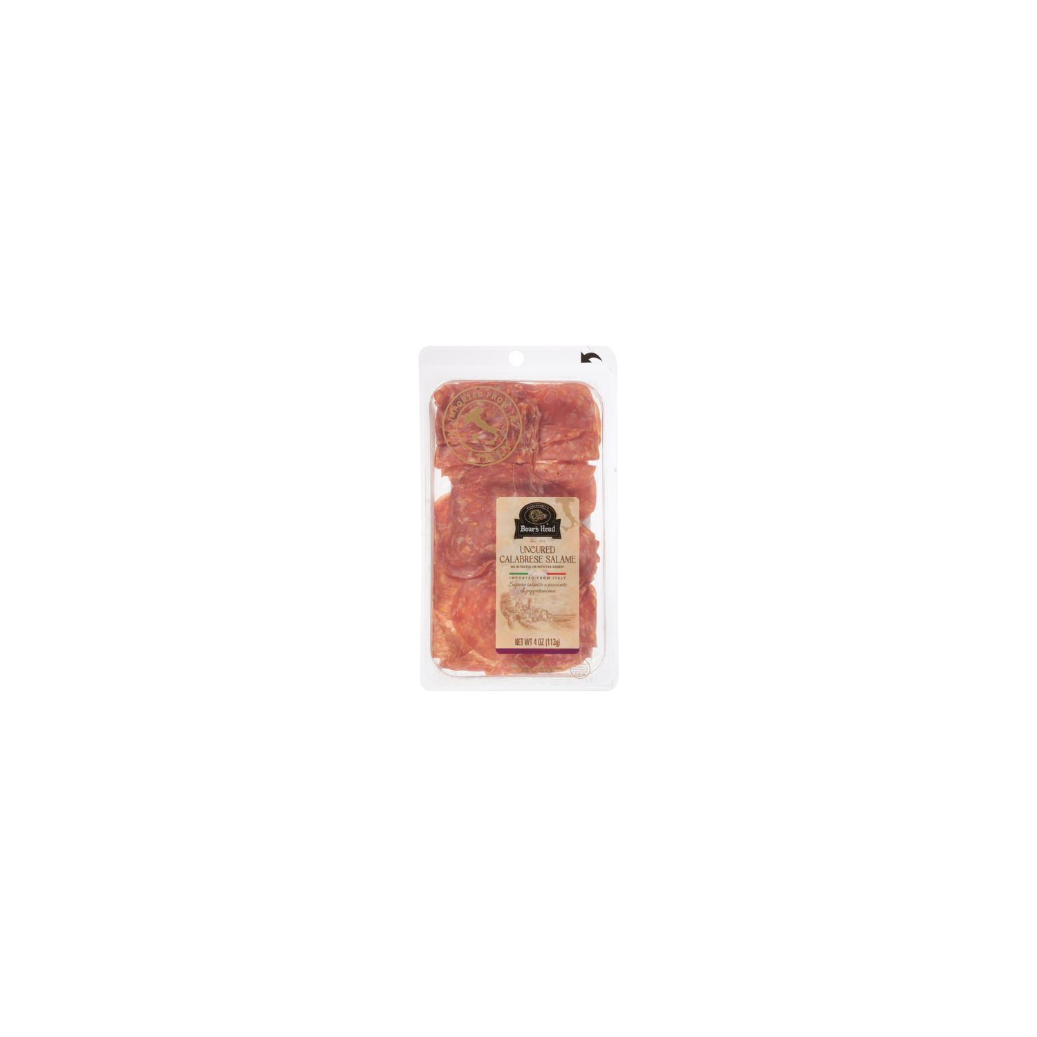 Boar's Head Uncured Calabrese Salame - 4 Ounce Image 1 of 4