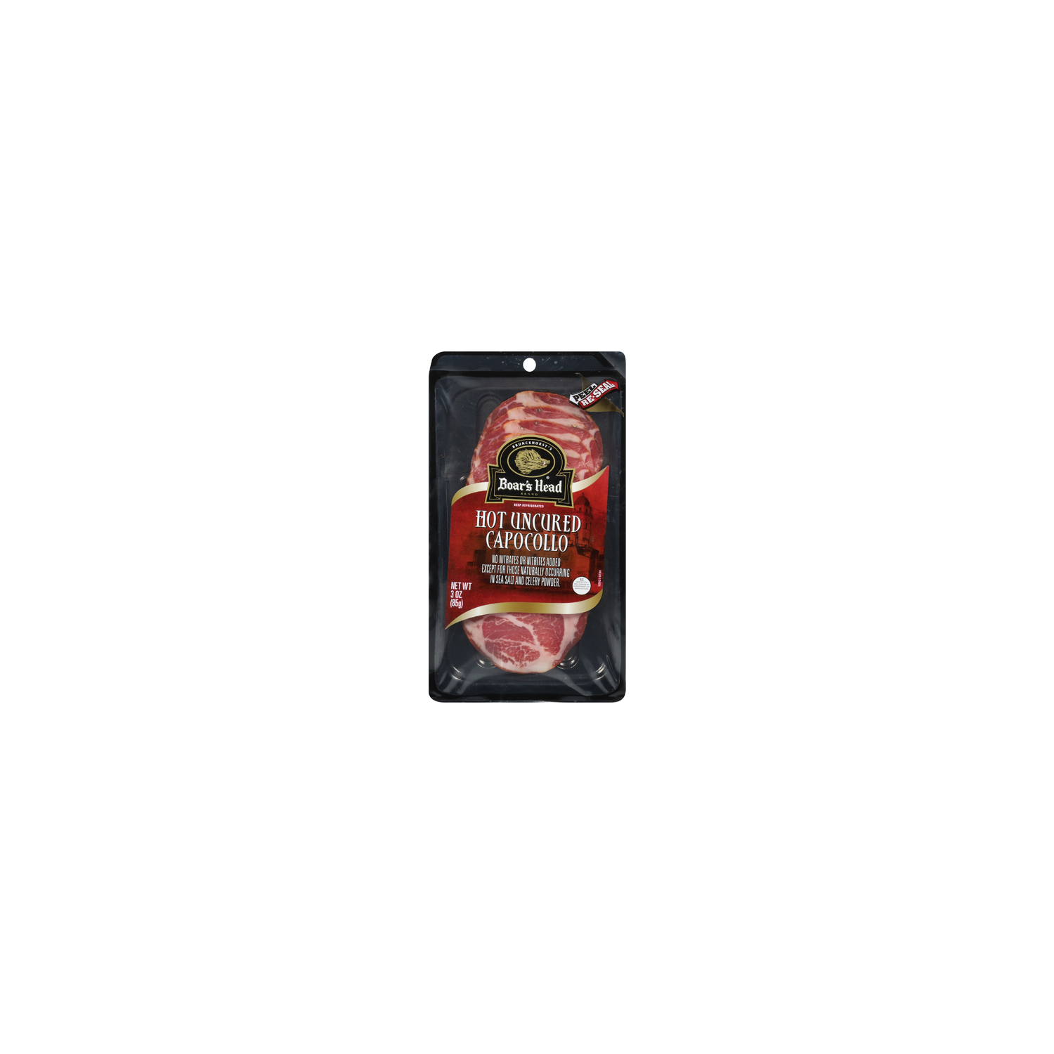 Boar's Head Hot Uncured Capocollo - 3 Ounce Image 1 of 4