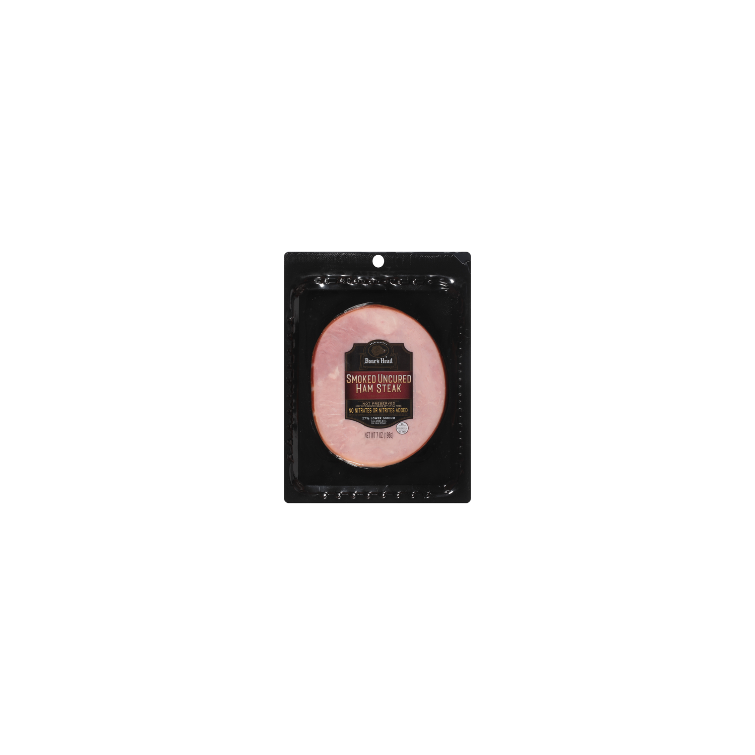 Boar's Head Smoked Uncured Ham Steak - 7 Ounce Image 1 of 4