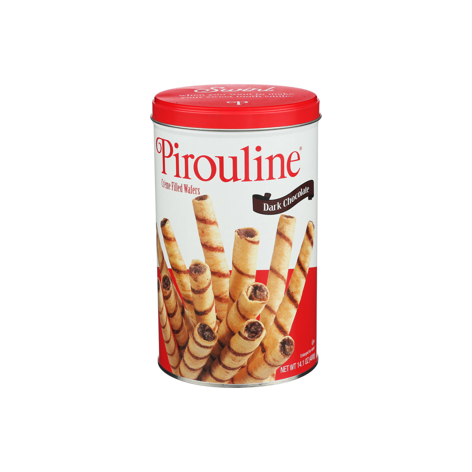 Pirouline Crème Filled Wafers Dark Chocolate Tin Créme Rolled - 14.1 Ounce Image 1 of 2