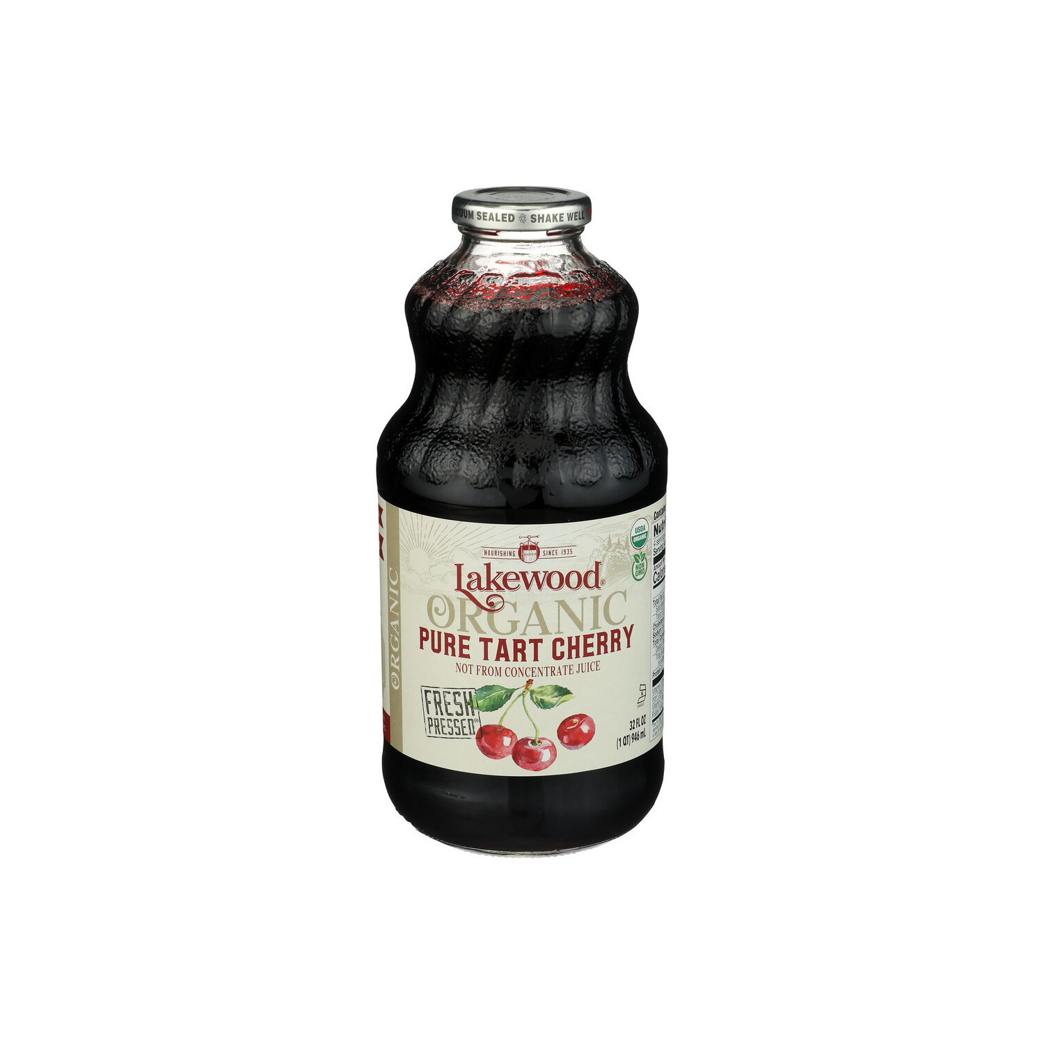Lakewood Organic Pure Tart Cherry Juice - 32 Fluid Ounce Image 1 of 4