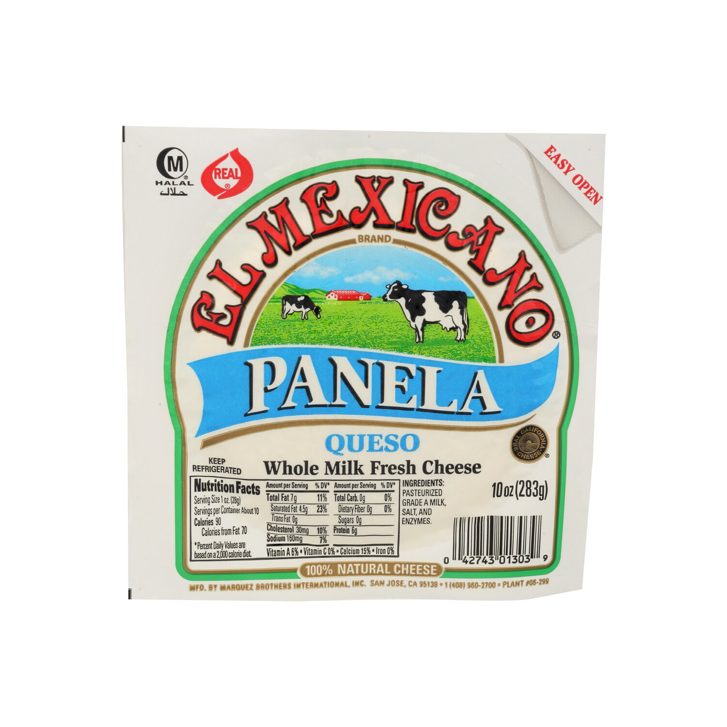 El Mexicano Cheese Queso Panela - 10 Ounce Image 1 of 2