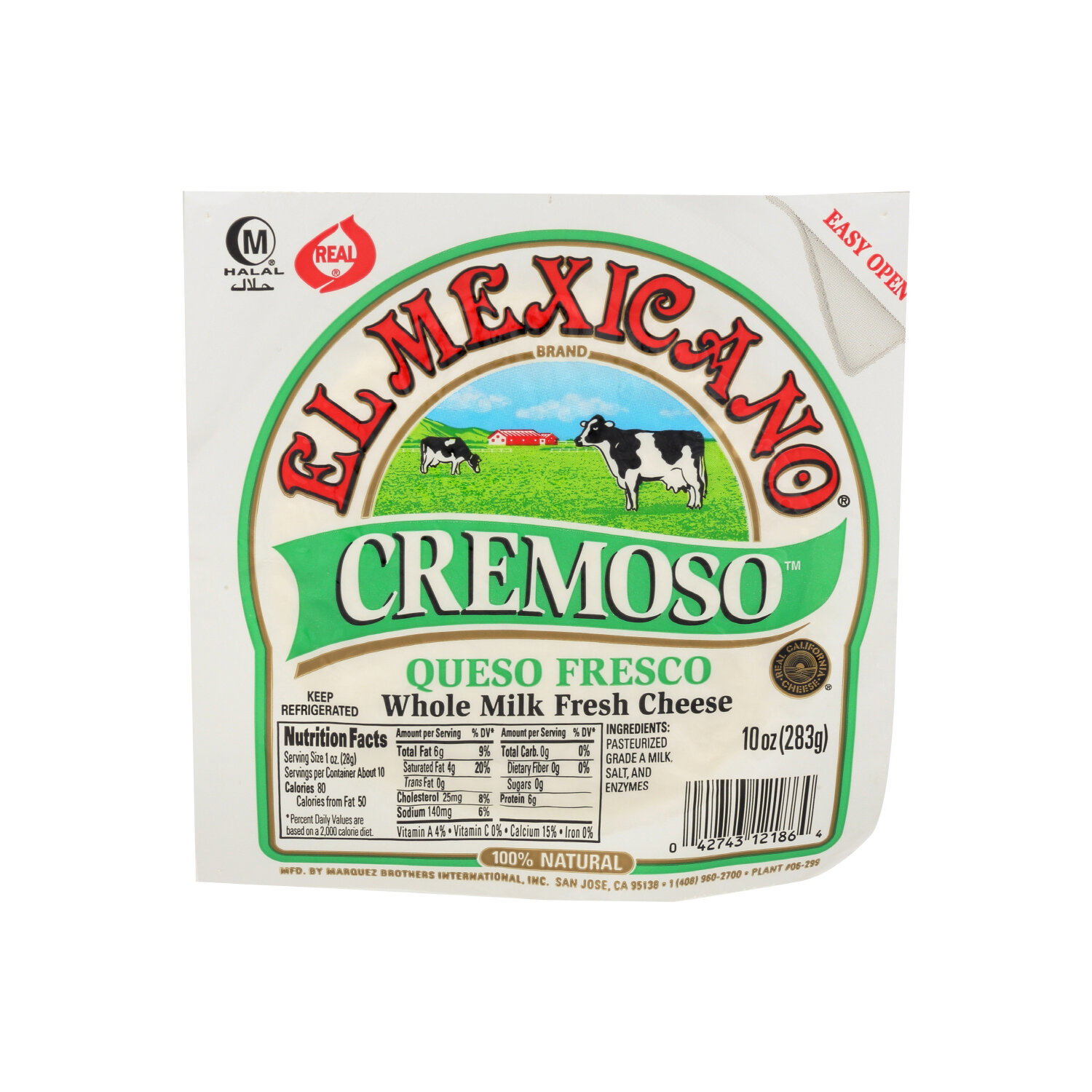 El Mexicano Cheese Queso Fresco Cremoso - 10 Ounce Image 1 of 2