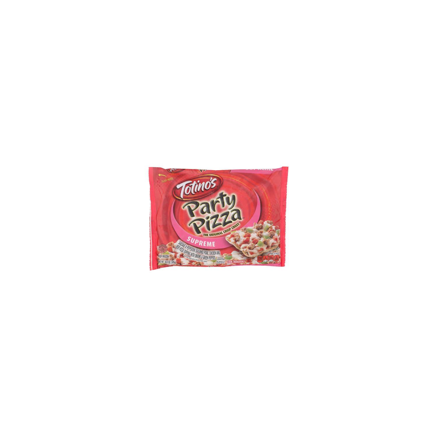 TOTINO's Supreme Party Pizza - 10.9 Ounce Image 1 of 4