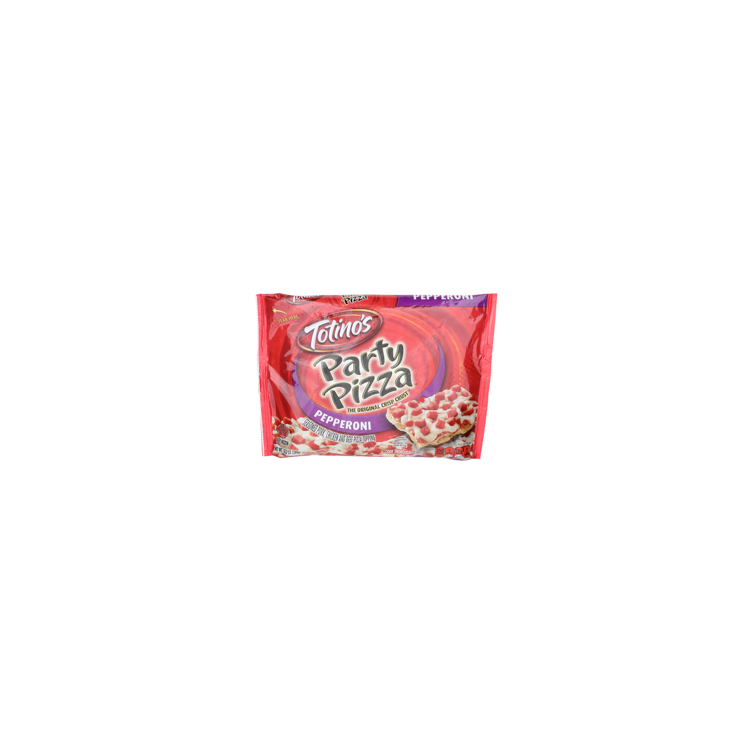 TOTINO's Pepperoni The Original Crisp Crust Party Pizza - 10.2 Ounce Image 1 of 4
