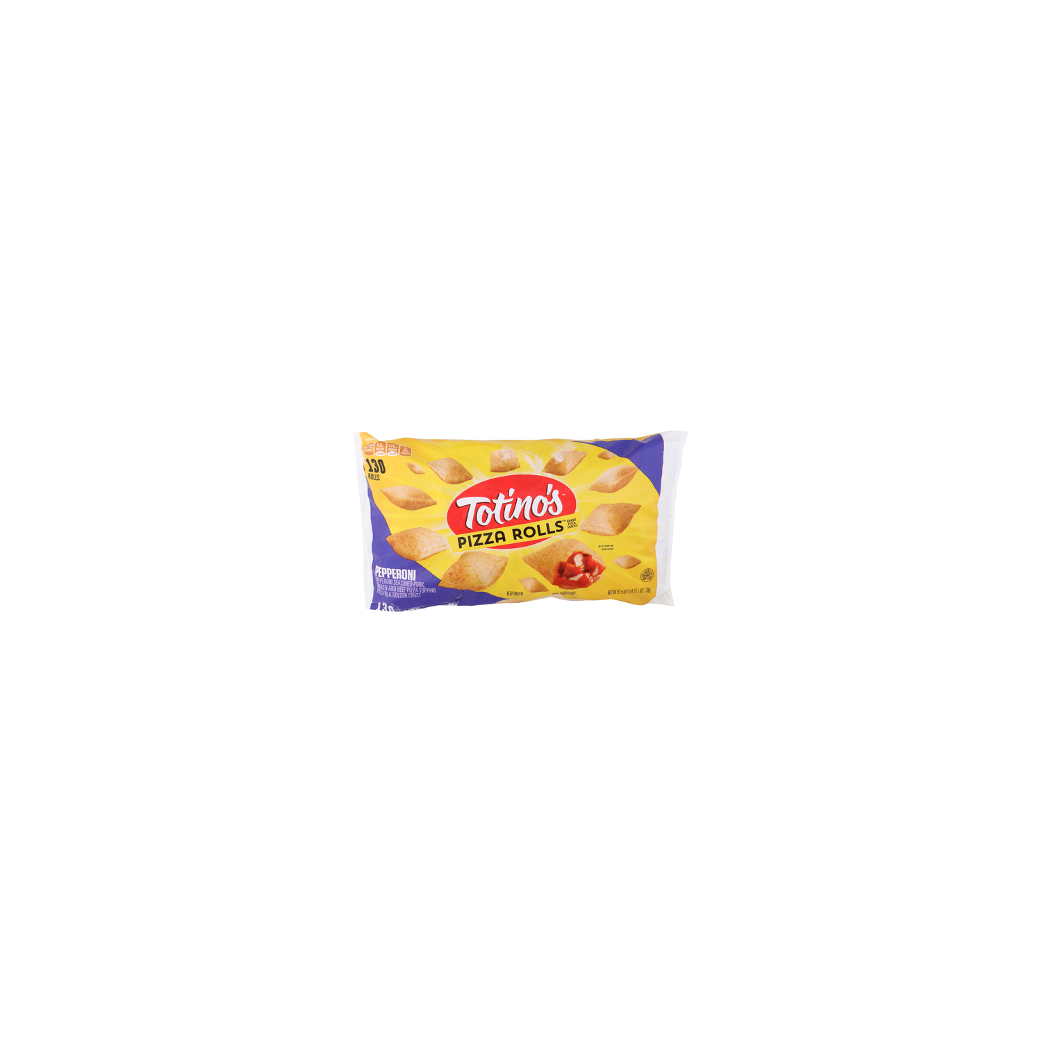 TOTINO's Pepperoni Pizza Rolls Brand Snacks - 0.488 Ounce - 130 Count Image 1 of 4