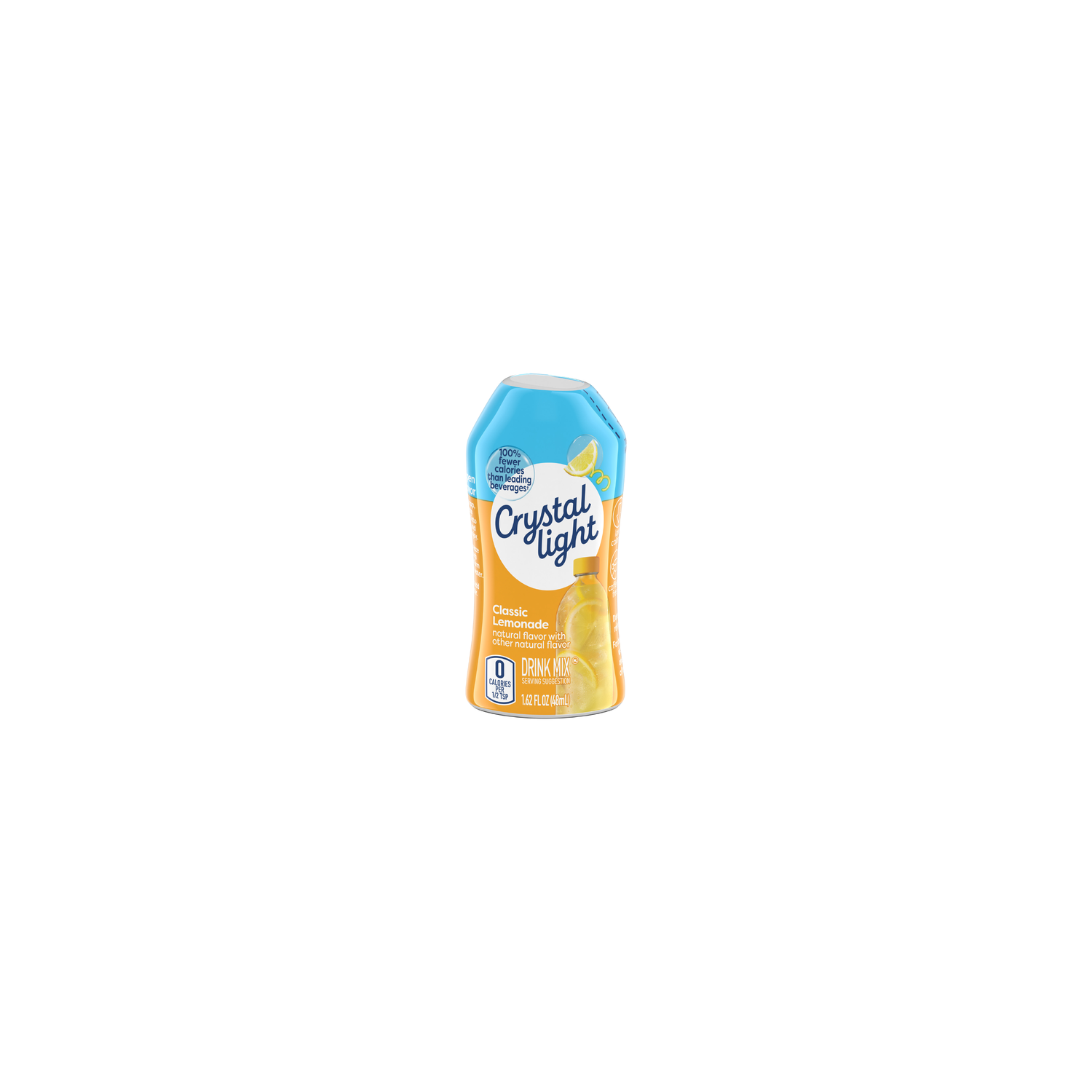 Crystal Light Classic Lemonade Naturally Flavored Liquid Drink Mix, Bottle - 1.62 Fluid Ounce Image 1 of 2
