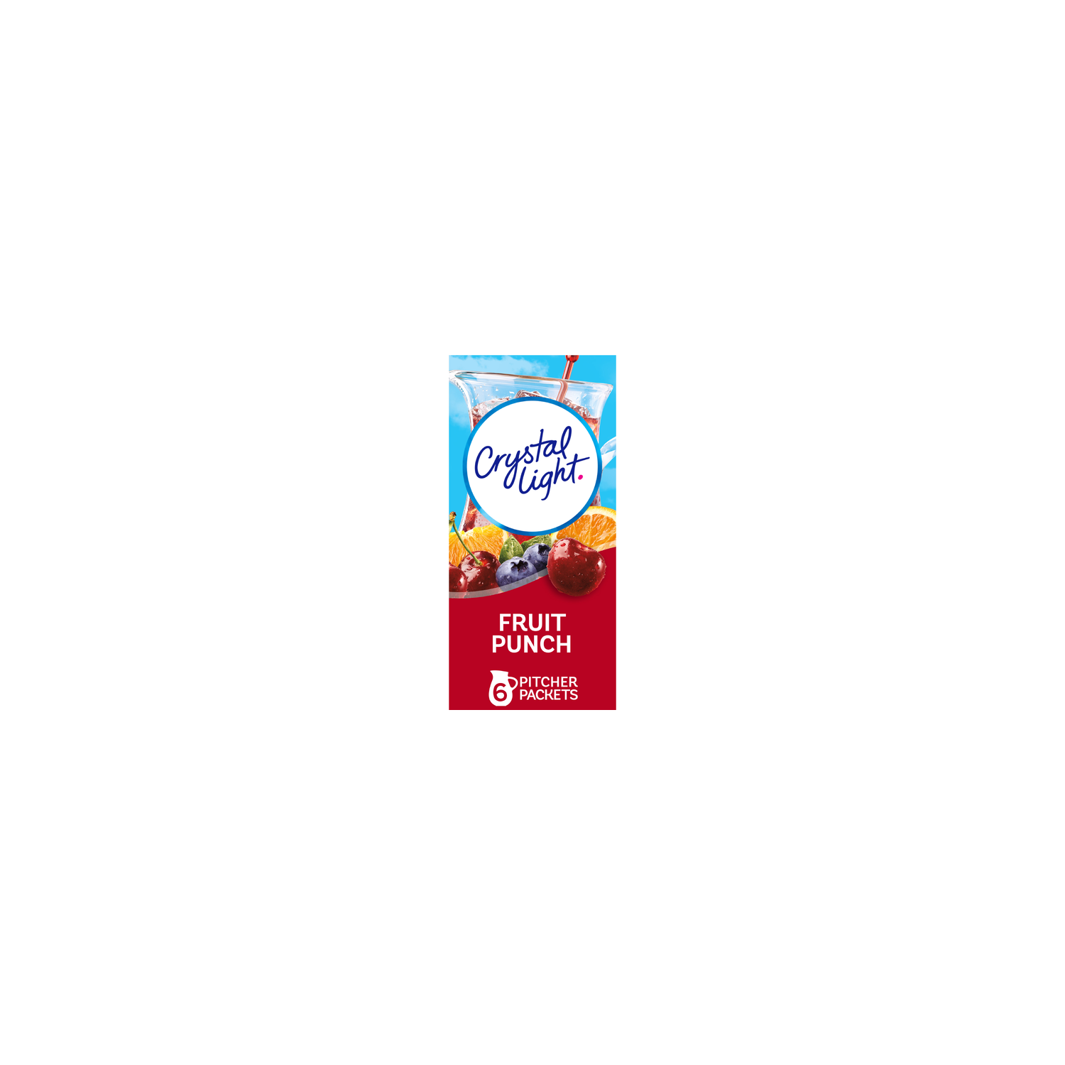 Crystal Light Fruit Punch Pitcher Packets Drink Mix - 2.04 Ounce Image 1 of 4