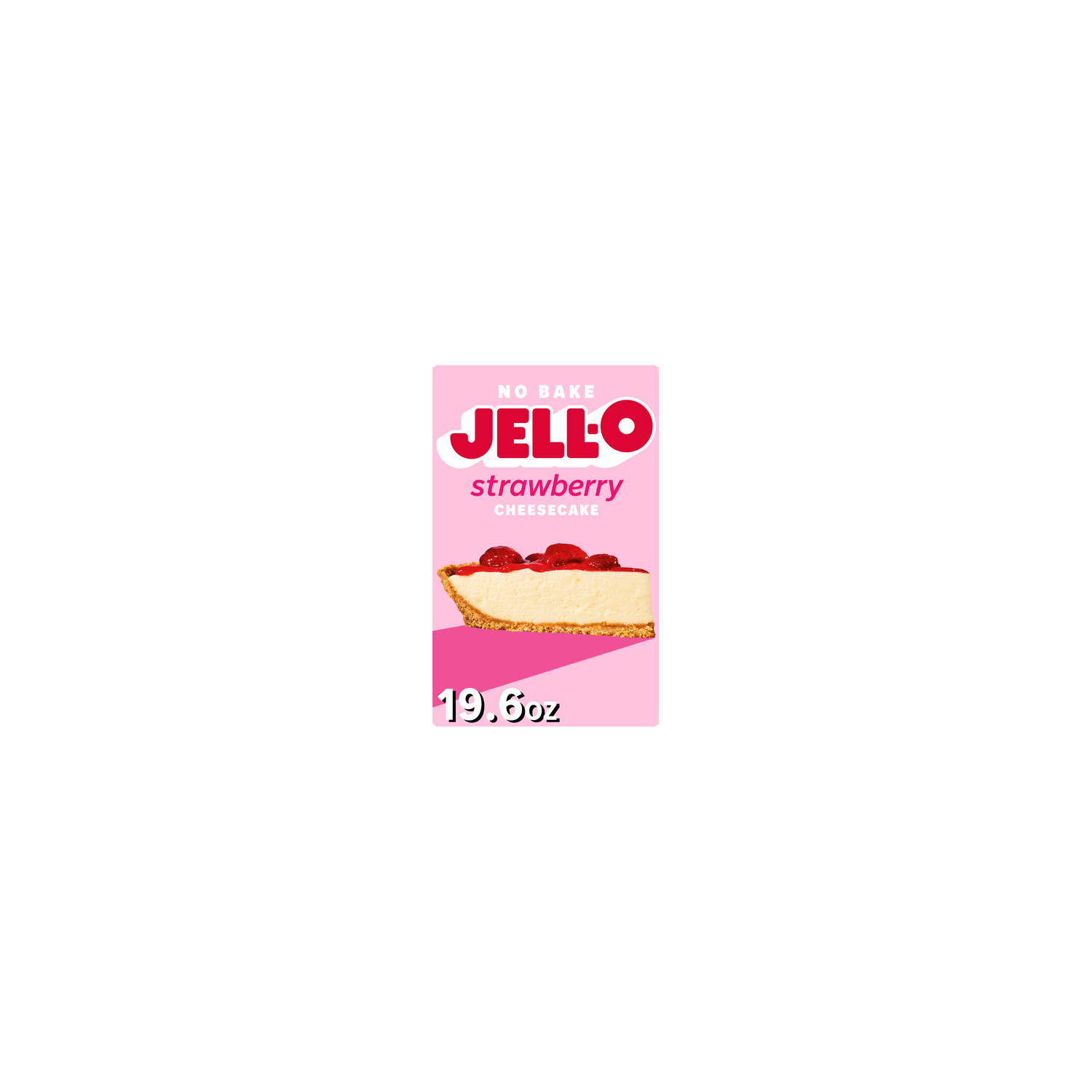 Jell-O Strawberry Cheesecake No Bake Dessert Kit - 19.6 Ounce Image 1 of 4