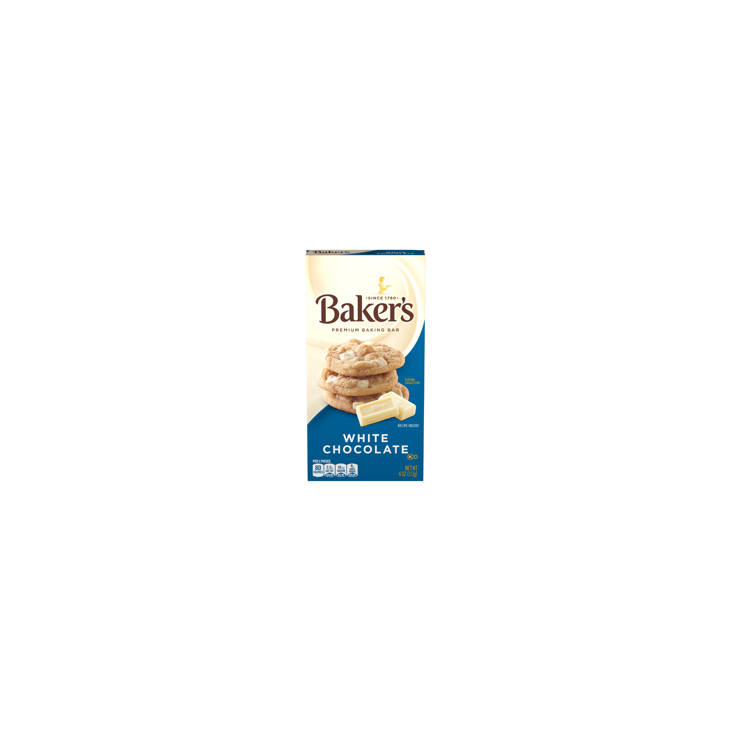Baker's White Chocolate Premium Baking Bar, Box - 4 Ounce Image 1 of 2