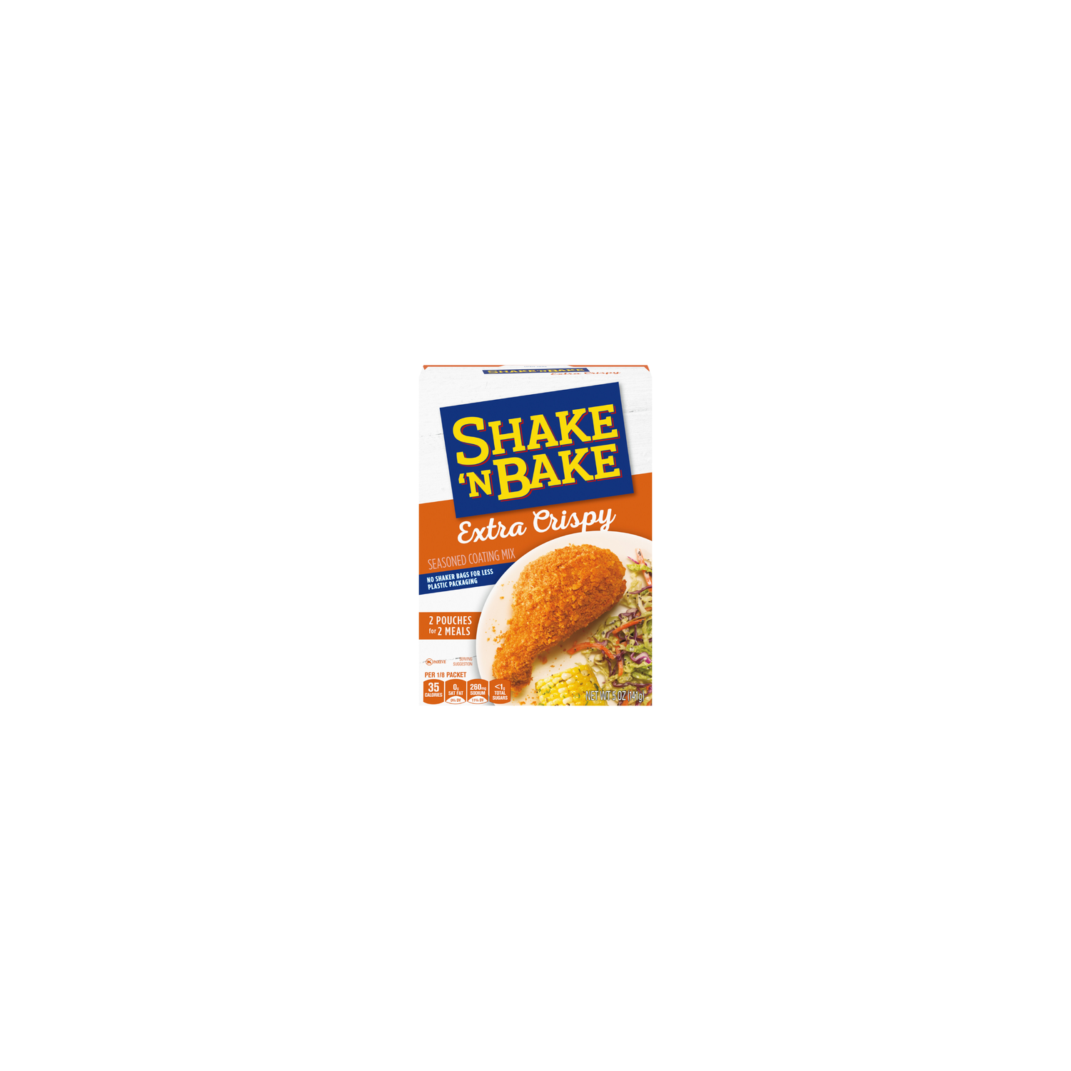 Shake 'N Bake Extra Crispy Seasoned Coating Mix, Box, Packets - 2 Count Image 1 of 2