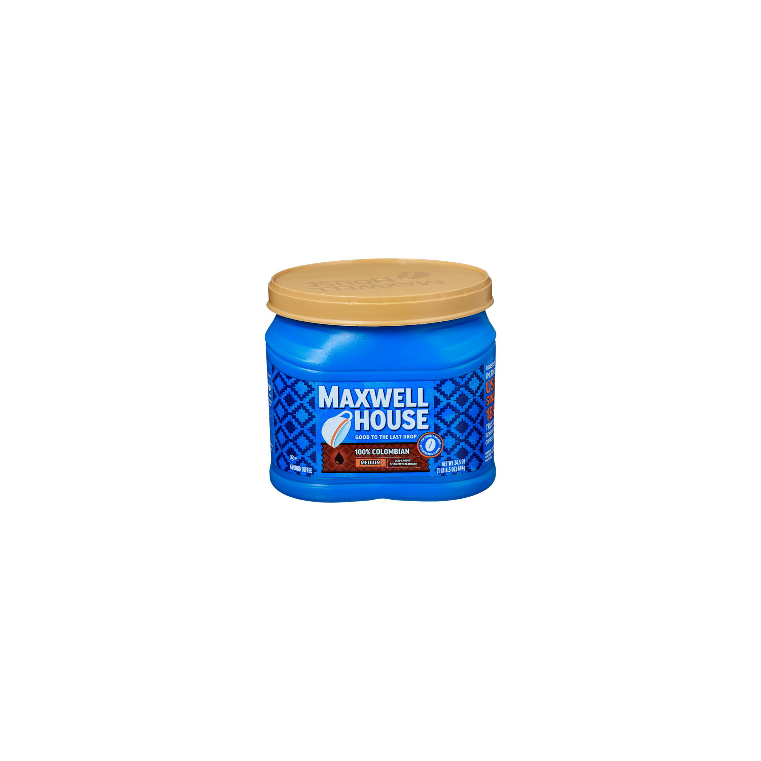 Maxwell House Medium 100% Colombian Ground Coffee - 24.5 Ounce Image 1 of 3