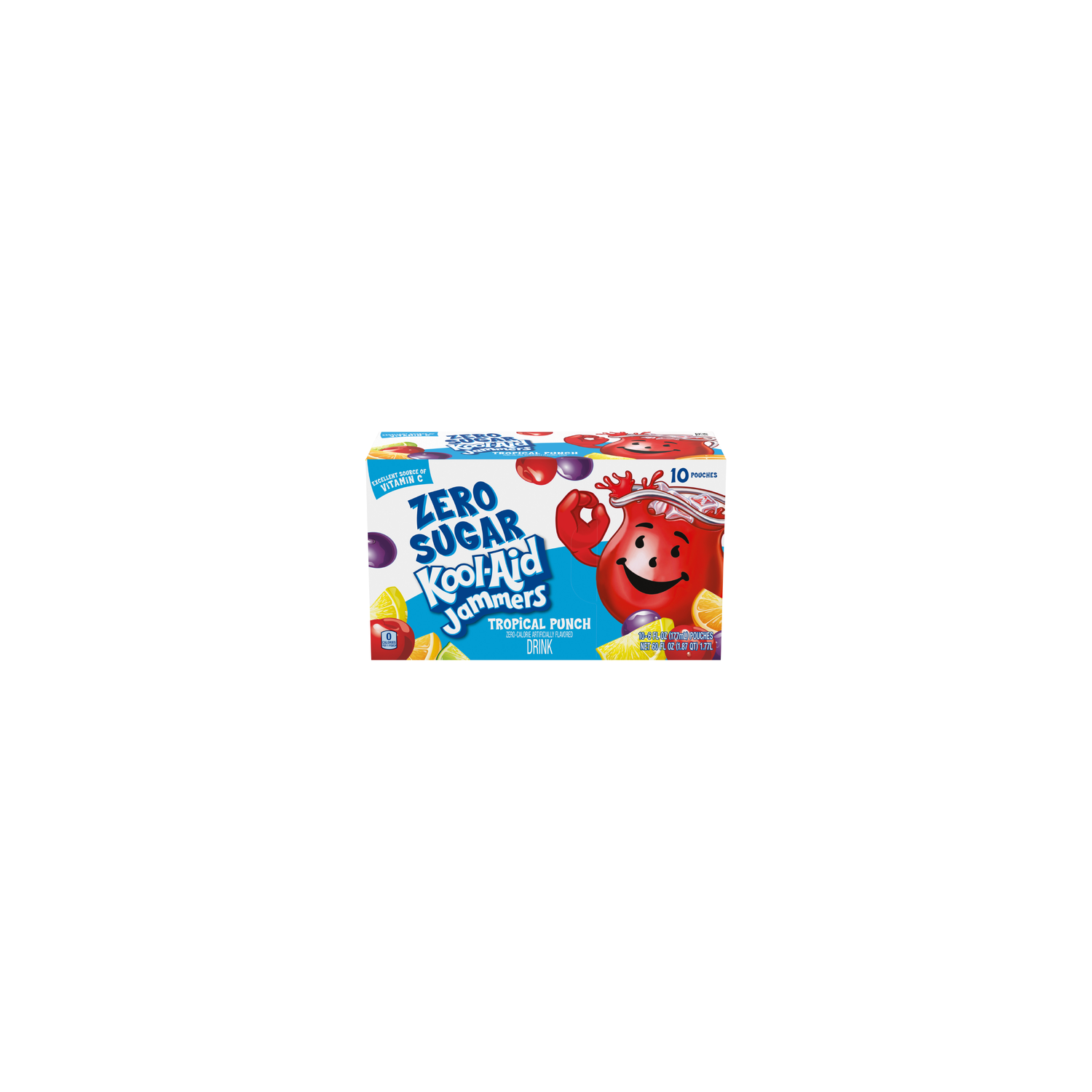 Kool-Aid Jammers Tropical Punch Zero Sugar Artificially Flavored