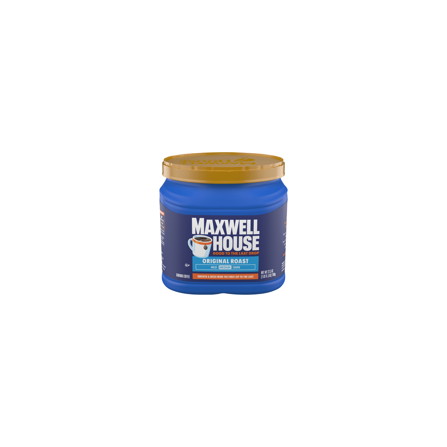 Maxwell House Original Roast Ground Coffee, Canister - 27.5 Ounce Image 1 of 2